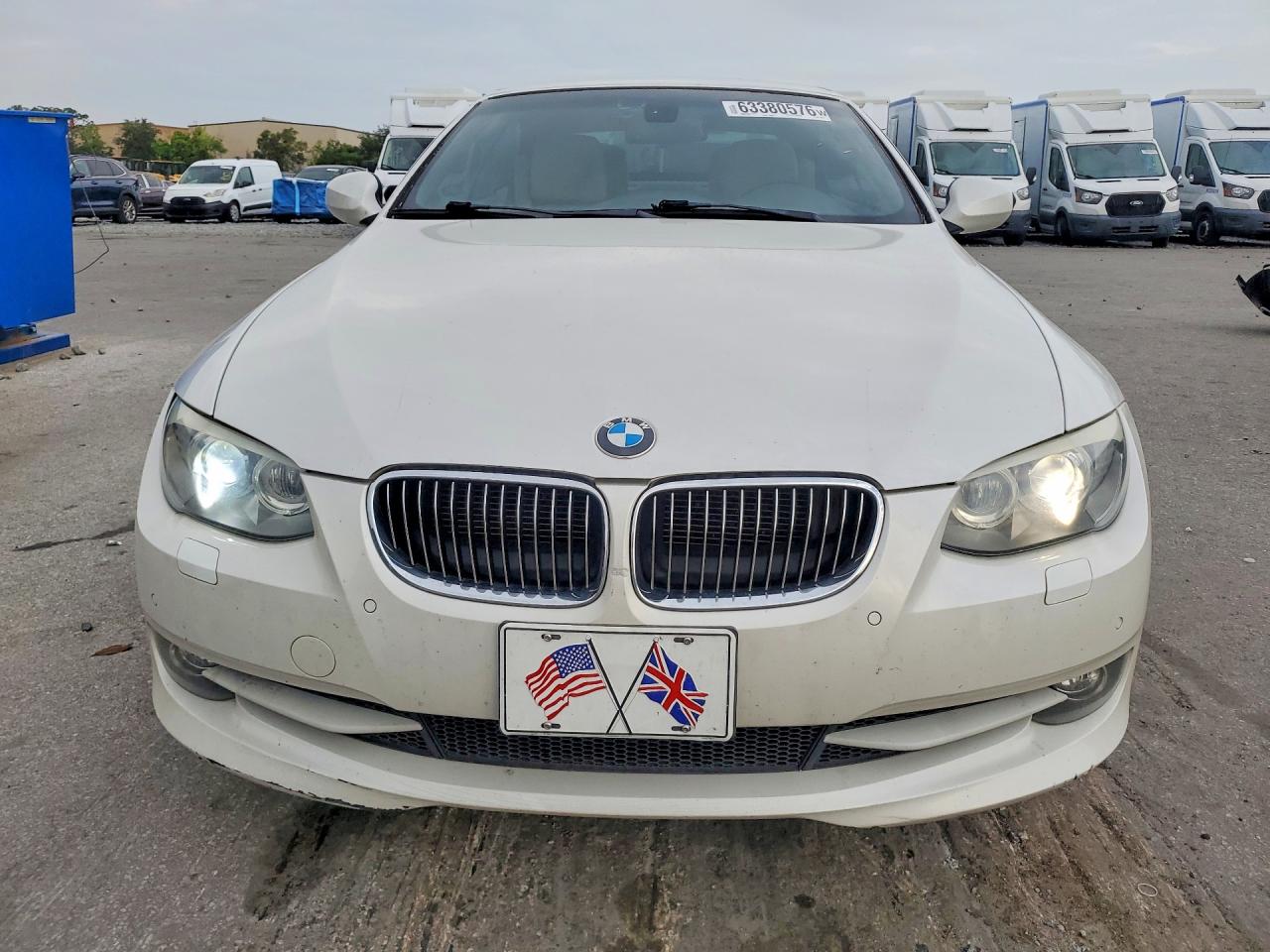 2011 Bmw 328 I Sulev White vin: WBADW7C57BE728174