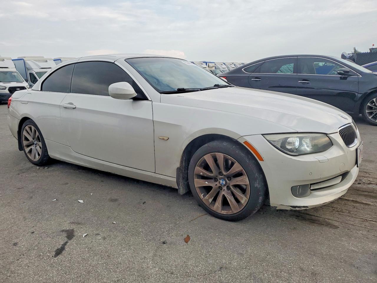 2011 Bmw 328 I Sulev White vin: WBADW7C57BE728174