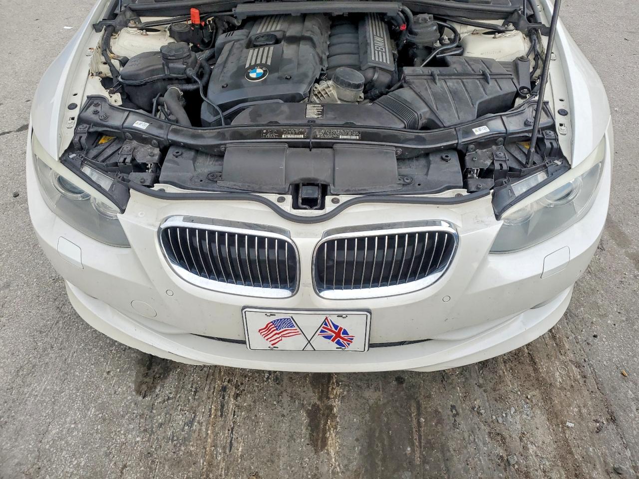 2011 Bmw 328 I Sulev White vin: WBADW7C57BE728174