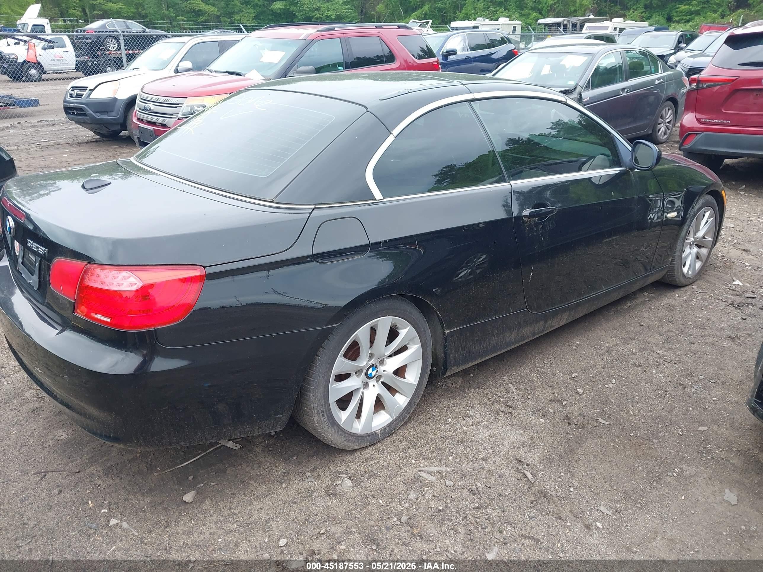 2011 Bmw 328i   Black vin: WBADW7C58BE545625