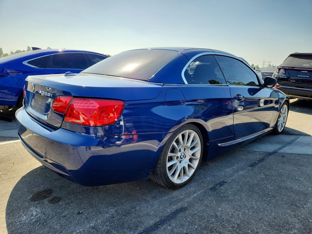 2012 Bmw 328 I Sulev Blue vin: WBADW7C58CE730677
