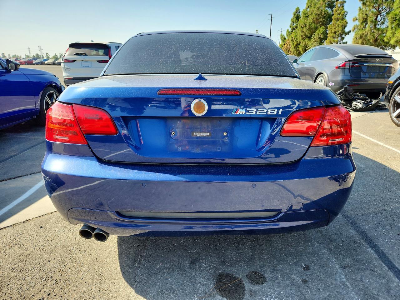 2012 Bmw 328 I Sulev Blue vin: WBADW7C58CE730677