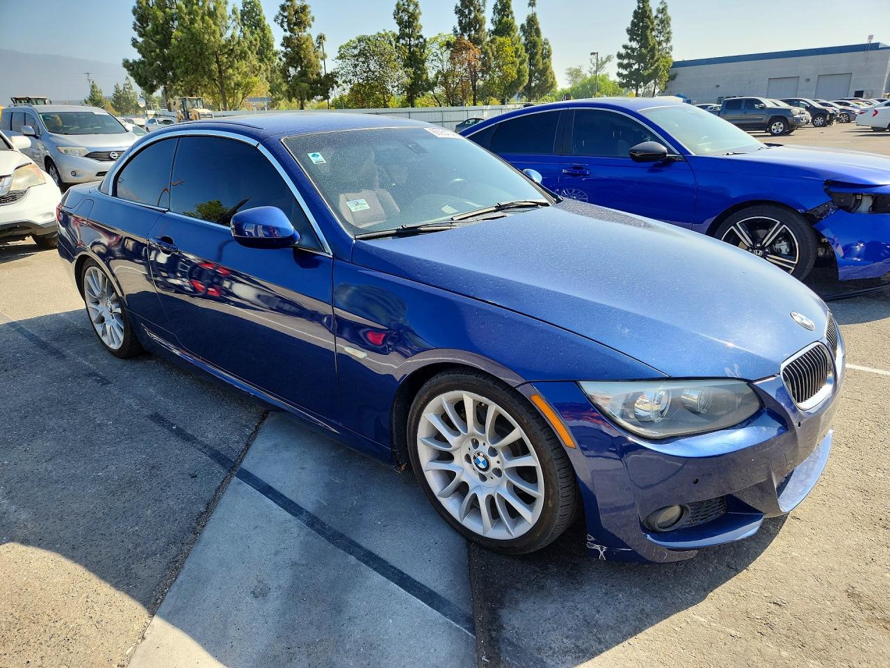 2012 Bmw 328 I Sulev Blue vin: WBADW7C58CE730677