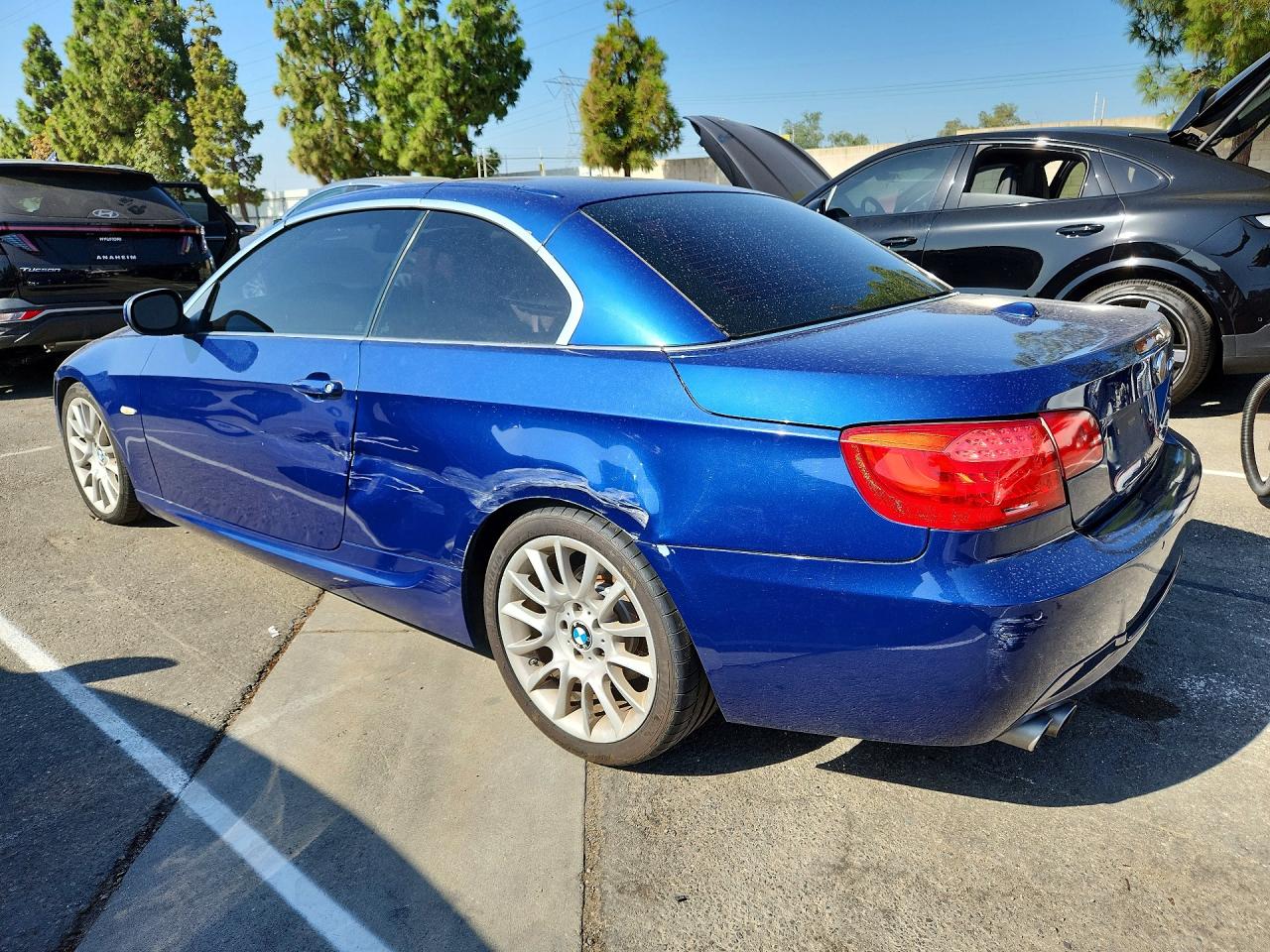 2012 Bmw 328 I Sulev Blue vin: WBADW7C58CE730677