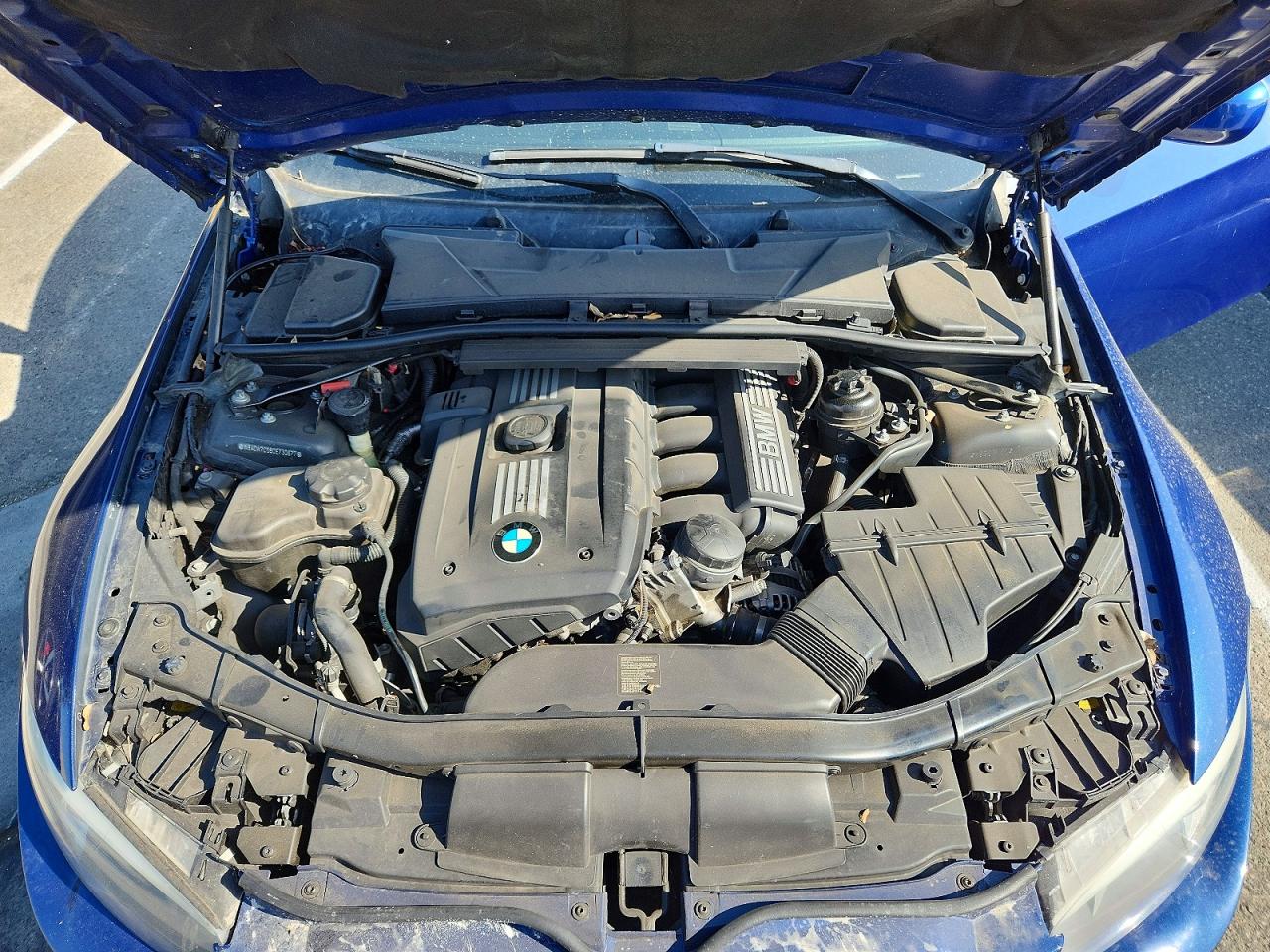 2012 Bmw 328 I Sulev Blue vin: WBADW7C58CE730677