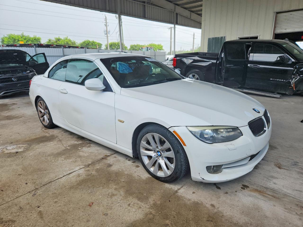 2012 Bmw 328 I Sulev White vin: WBADW7C5XCE730048