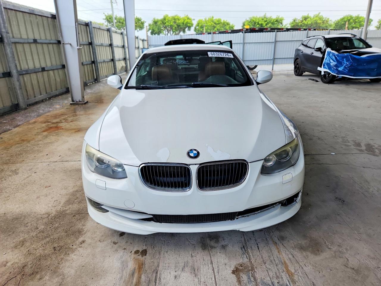 2012 Bmw 328 I Sulev White vin: WBADW7C5XCE730048