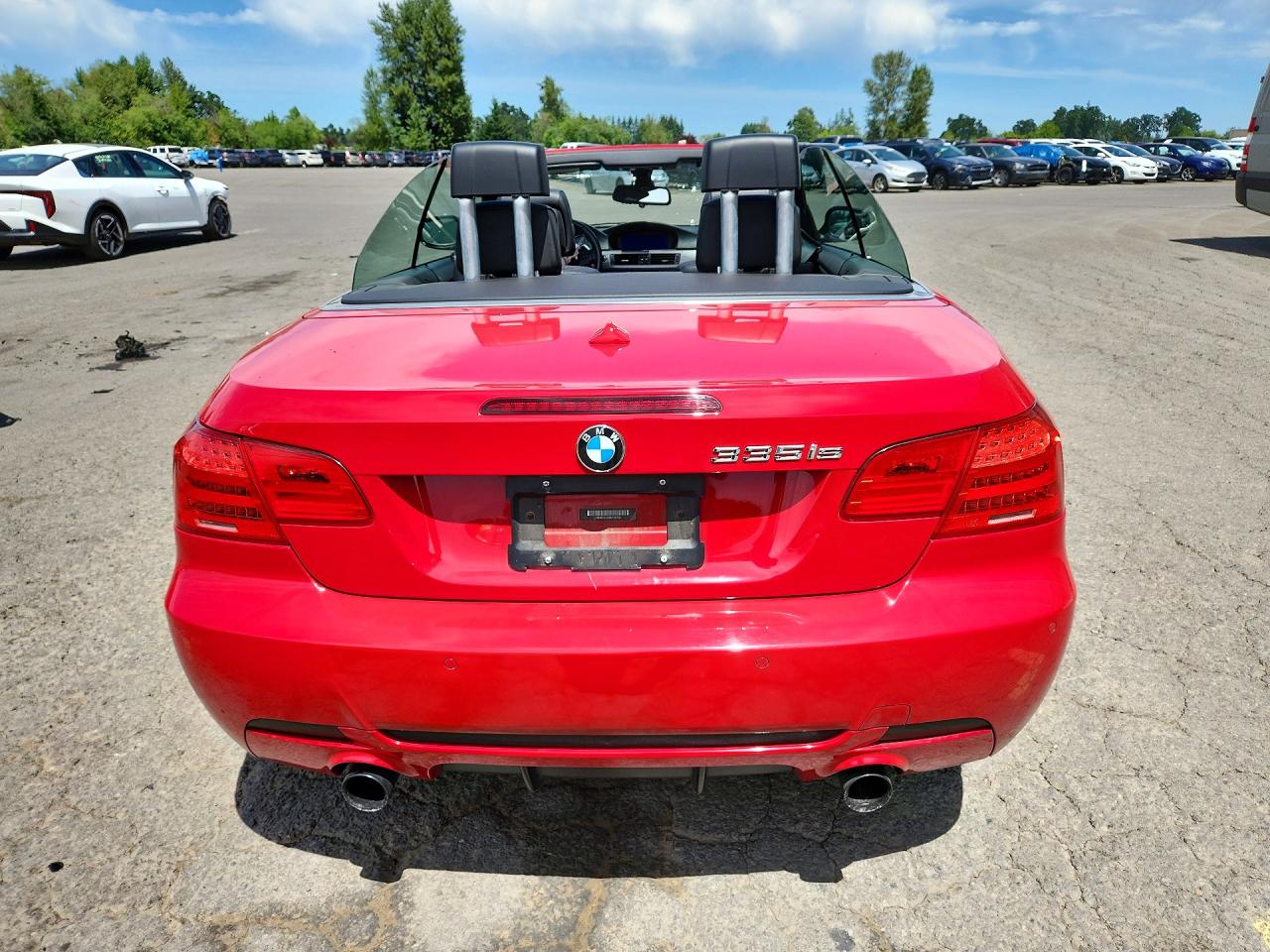 2013 Bmw 335 I Sulev Red vin: WBADX1C50DJ128732