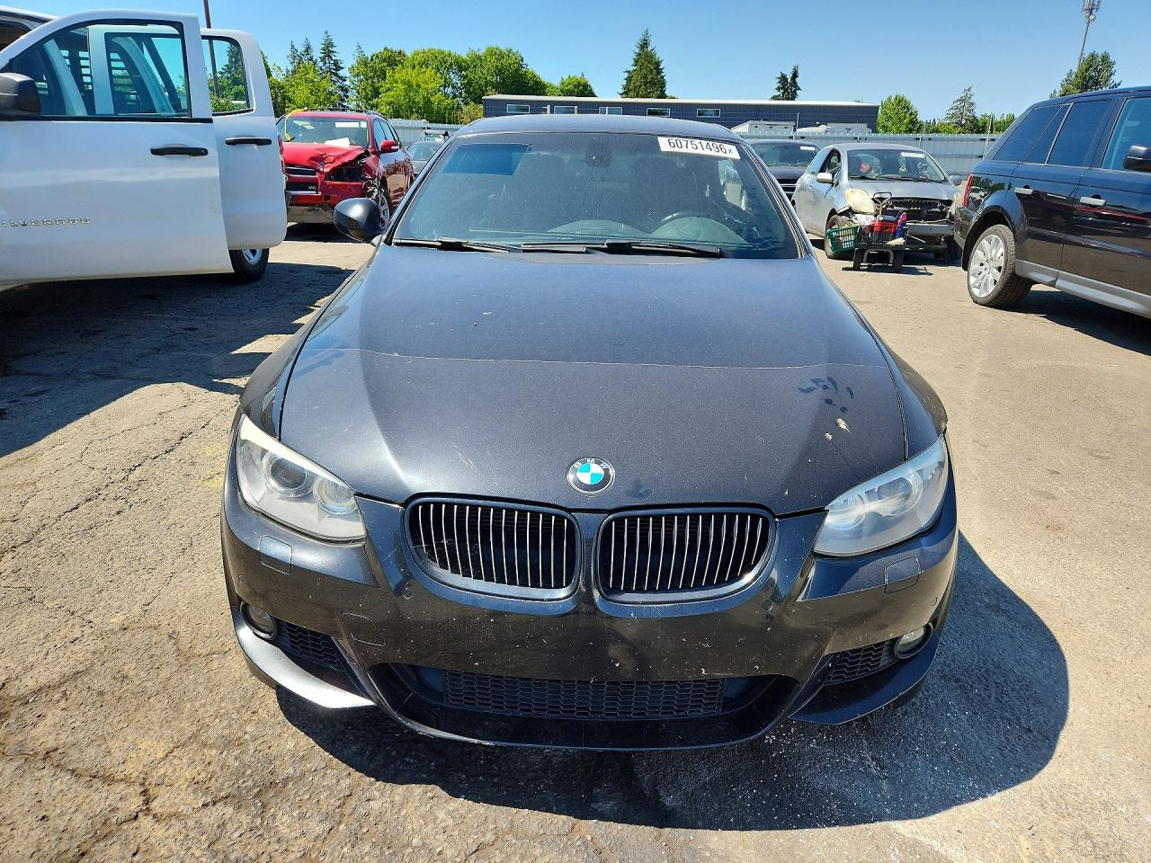 2013 Bmw 335 I Sulev Black vin: WBADX1C51DJ128979