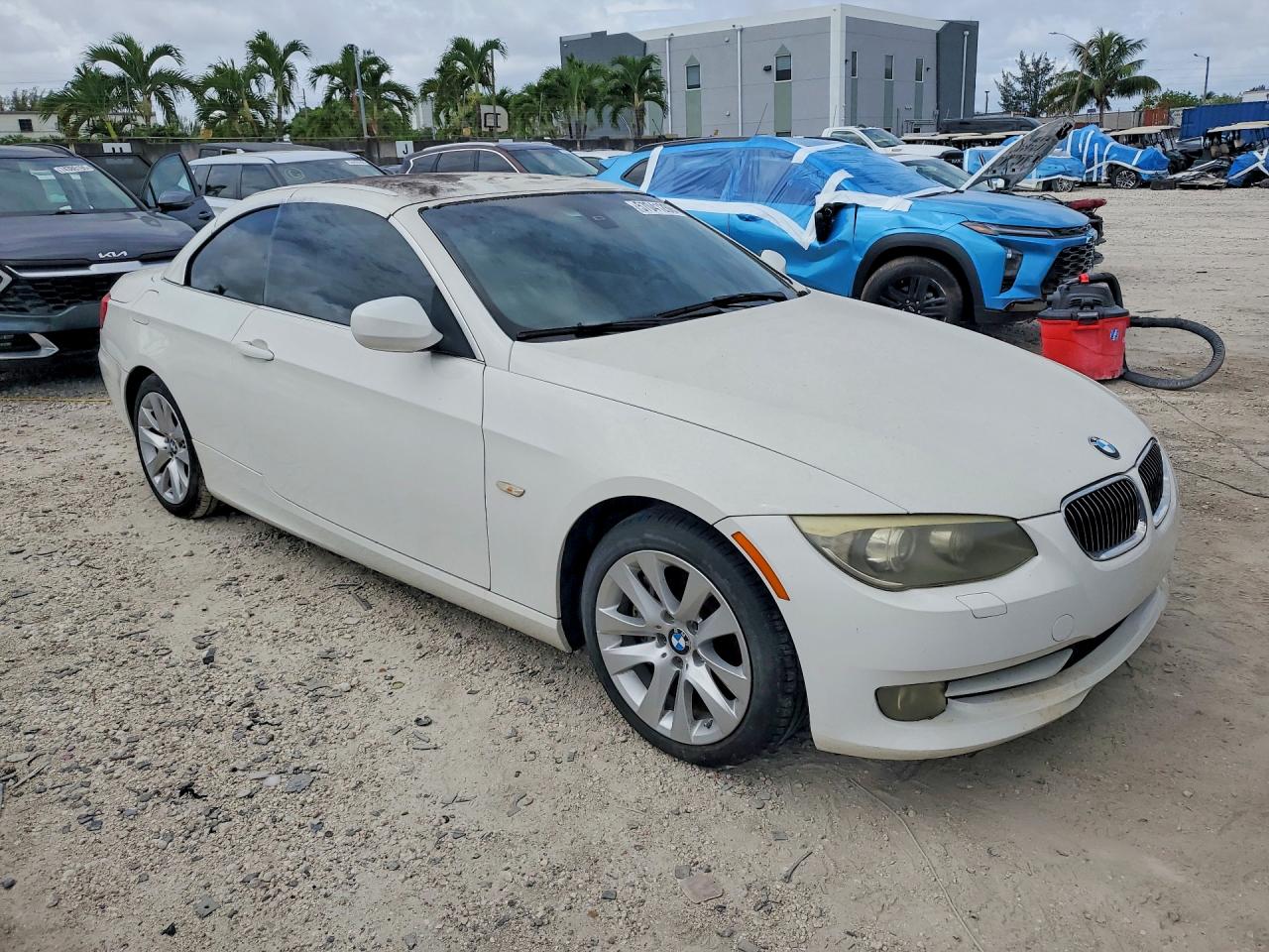 2011 Bmw 335 I White vin: WBADX7C50BE261001