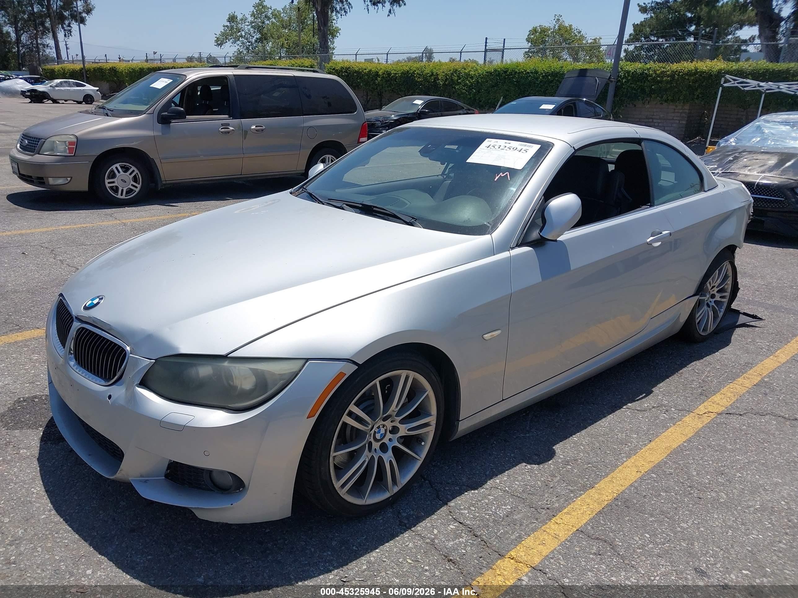 2011 Bmw 335i   Silver vin: WBADX7C50BE579068