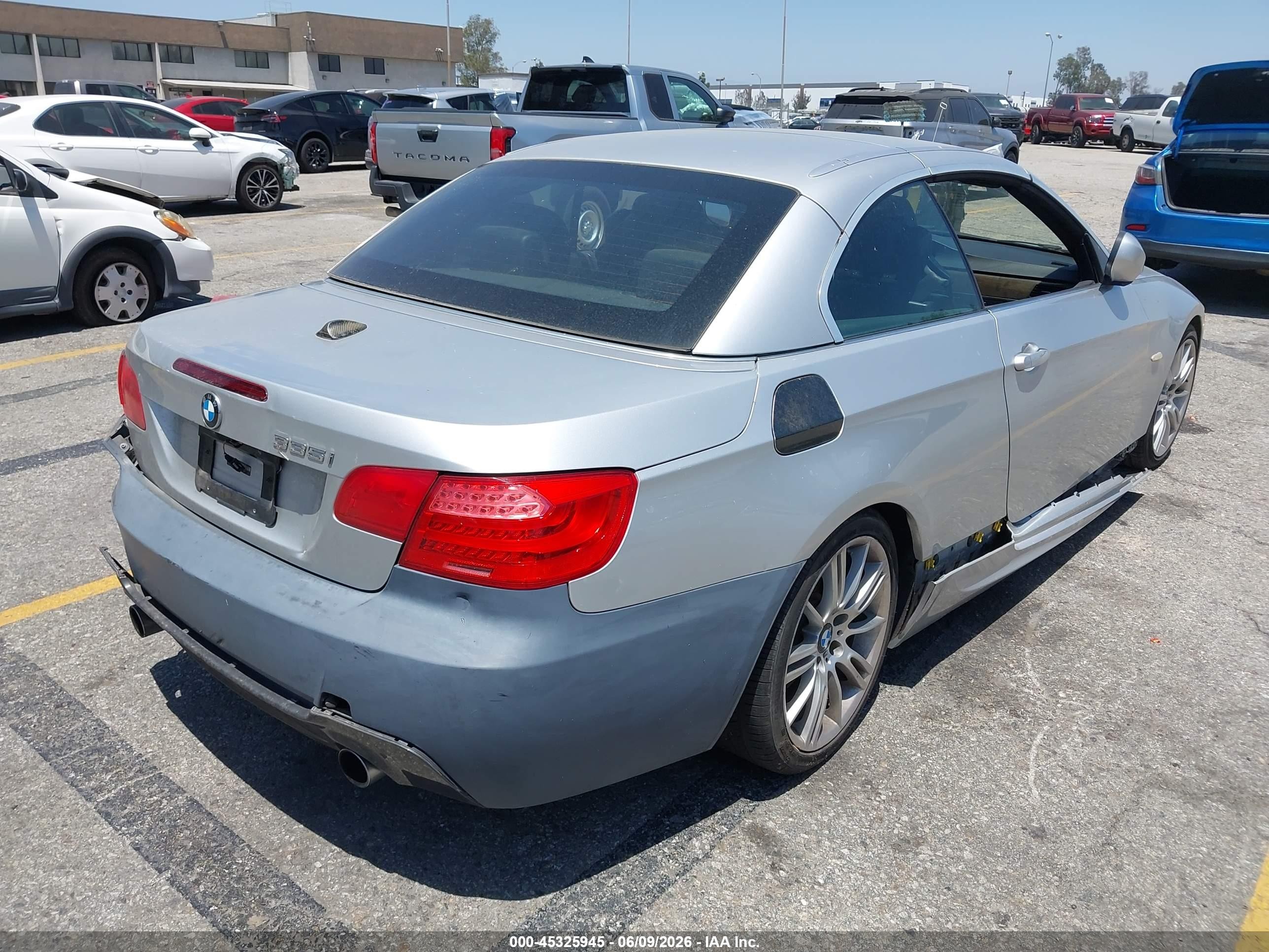 2011 Bmw 335i   Silver vin: WBADX7C50BE579068