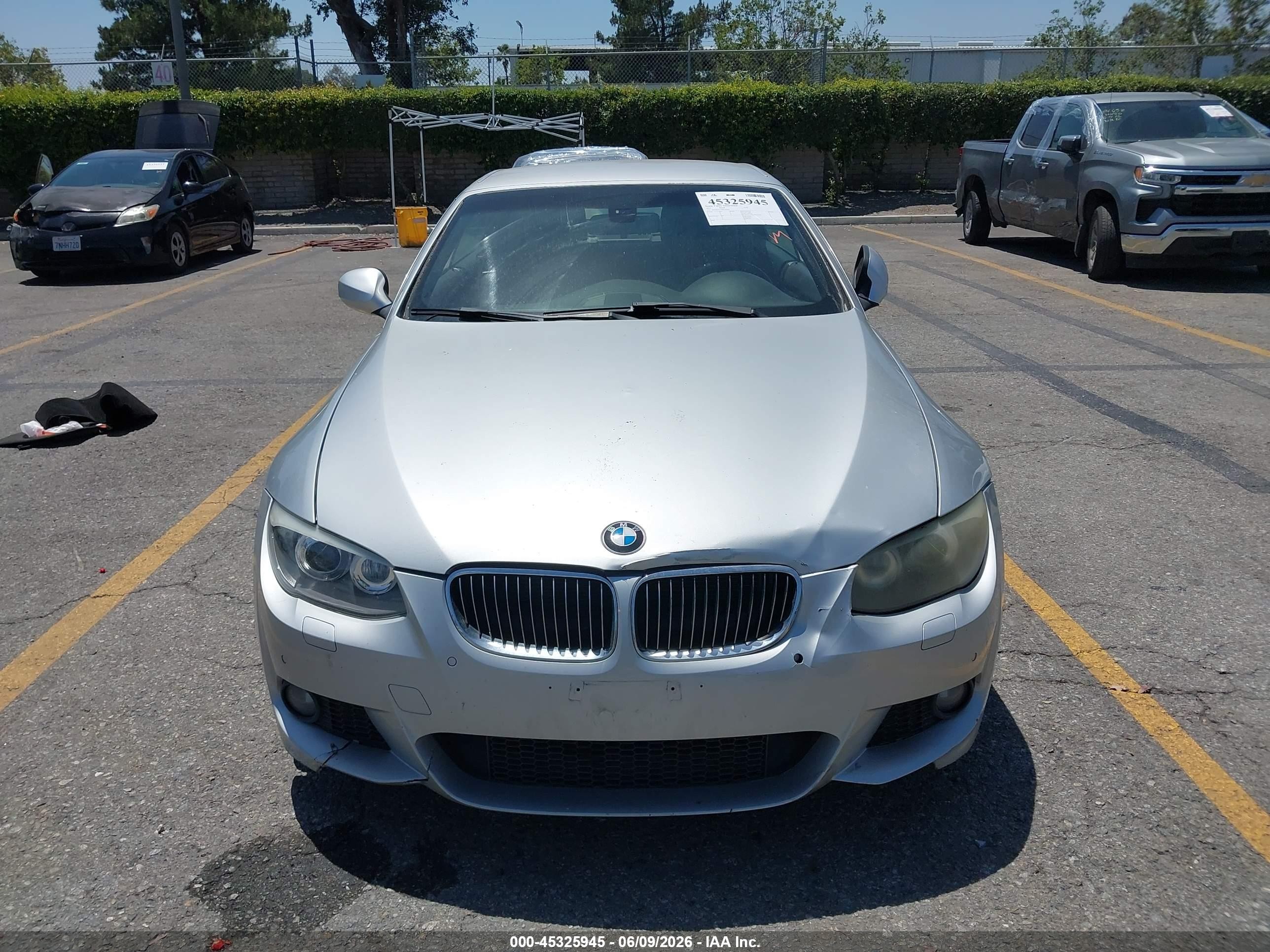 2011 Bmw 335i   Silver vin: WBADX7C50BE579068