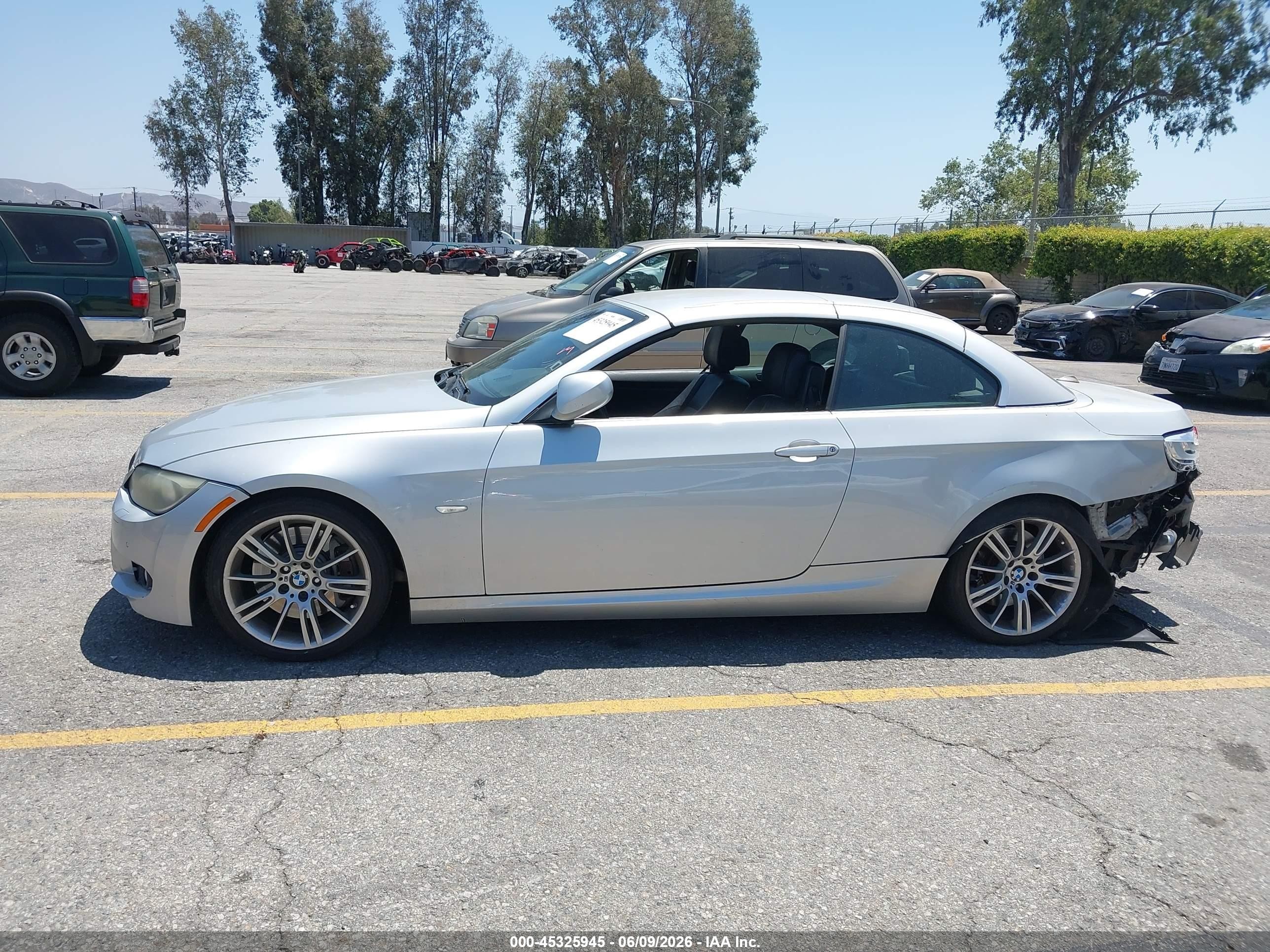 2011 Bmw 335i   Silver vin: WBADX7C50BE579068