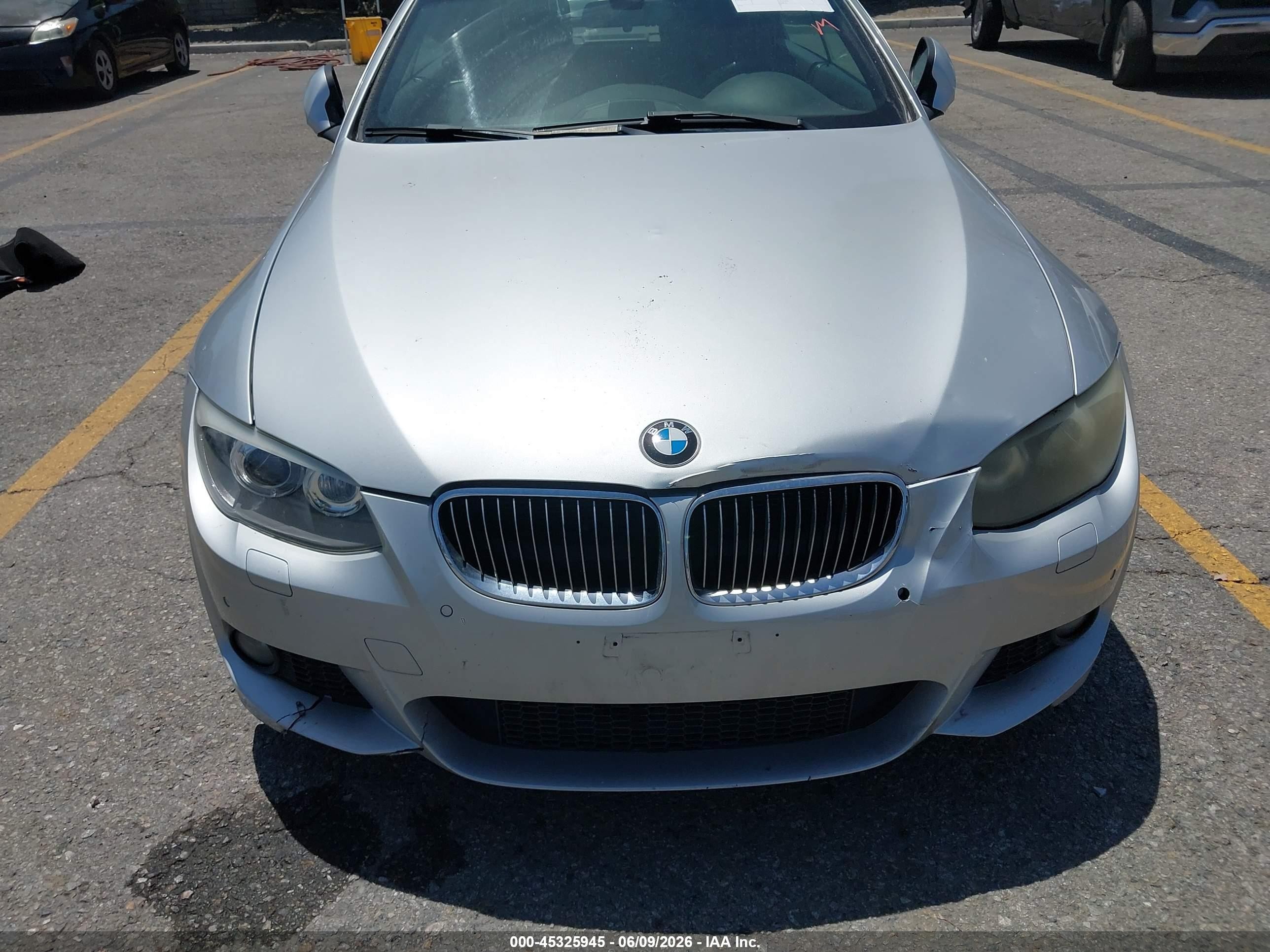 2011 Bmw 335i   Silver vin: WBADX7C50BE579068