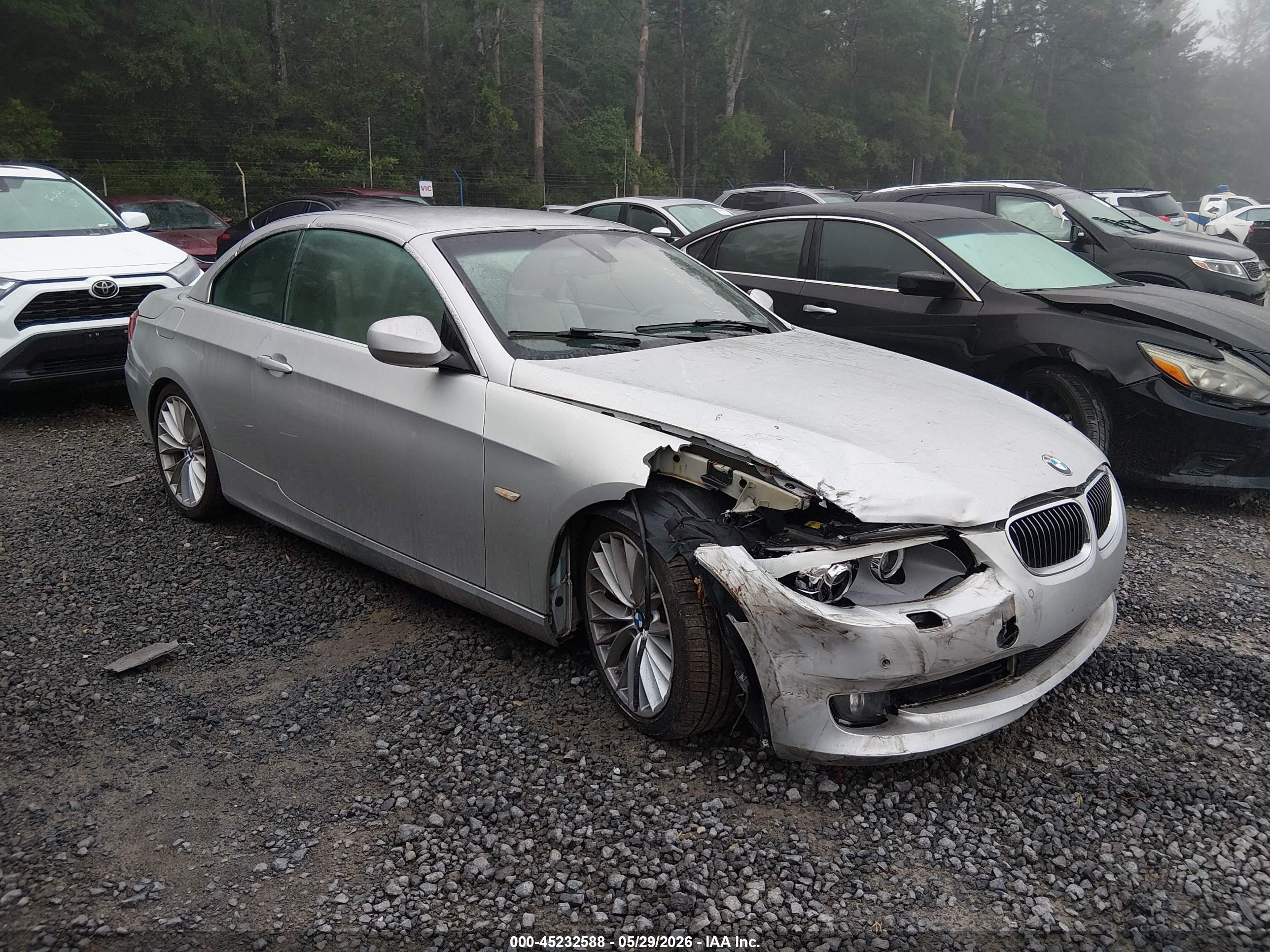 2011 Bmw 335i   Silver vin: WBADX7C50BE579281