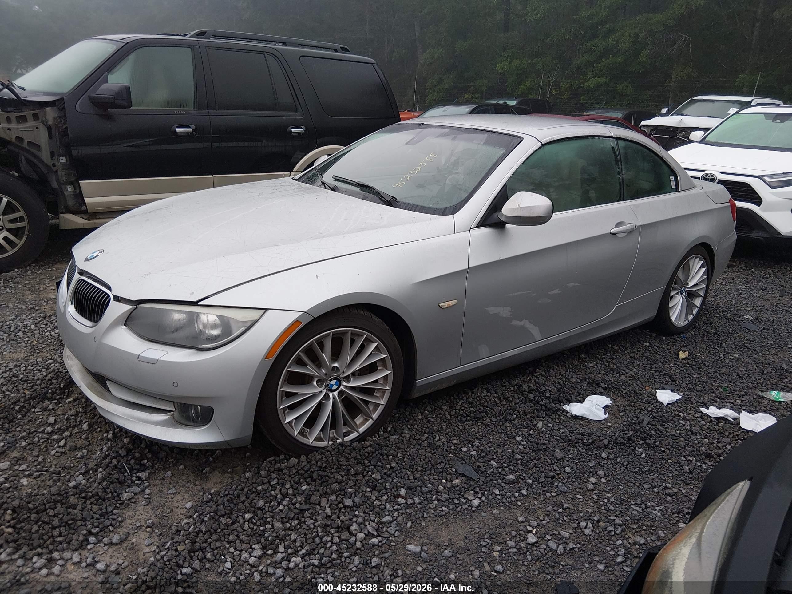 2011 Bmw 335i   Silver vin: WBADX7C50BE579281