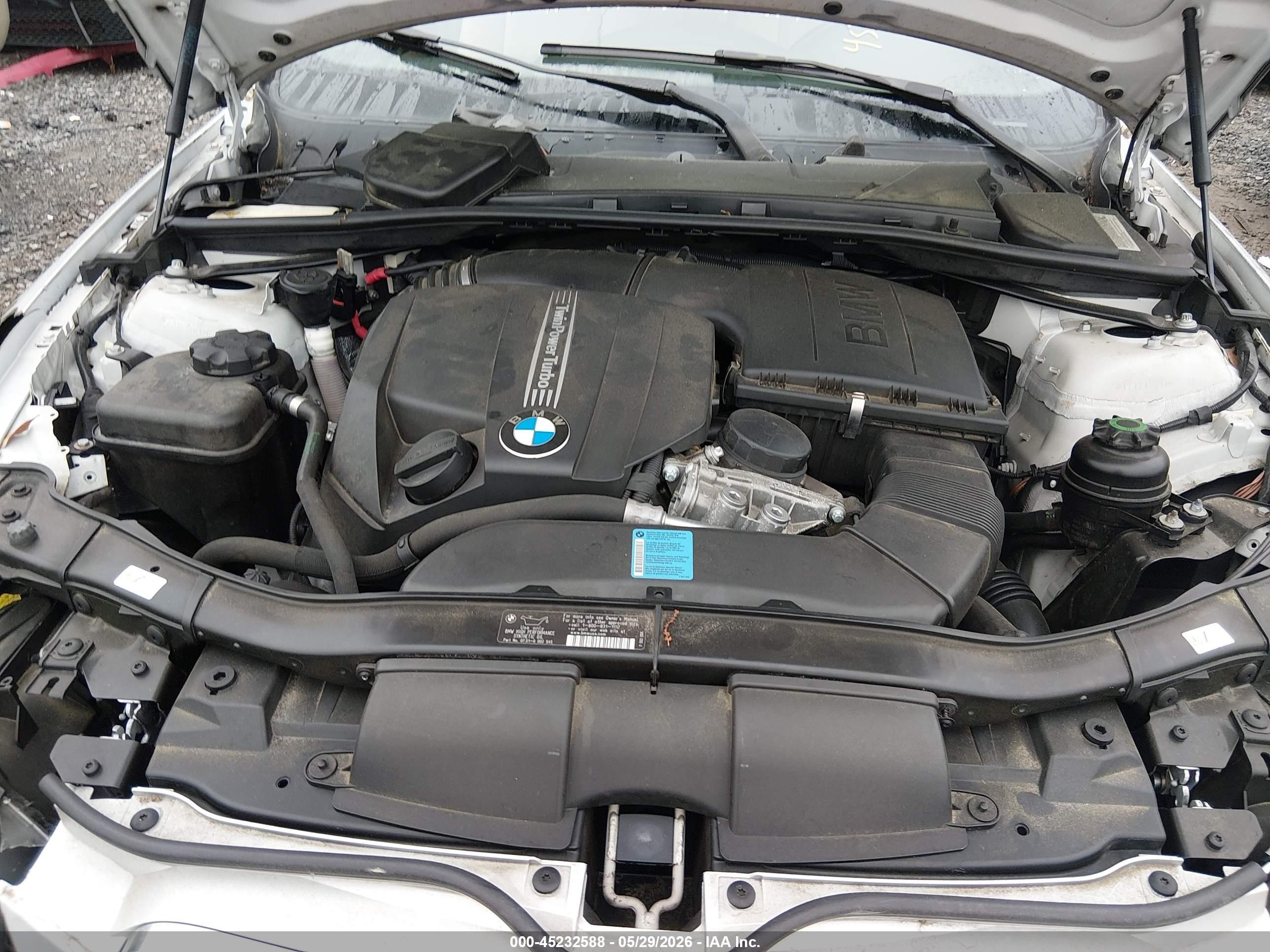 2011 Bmw 335i   Silver vin: WBADX7C50BE579281