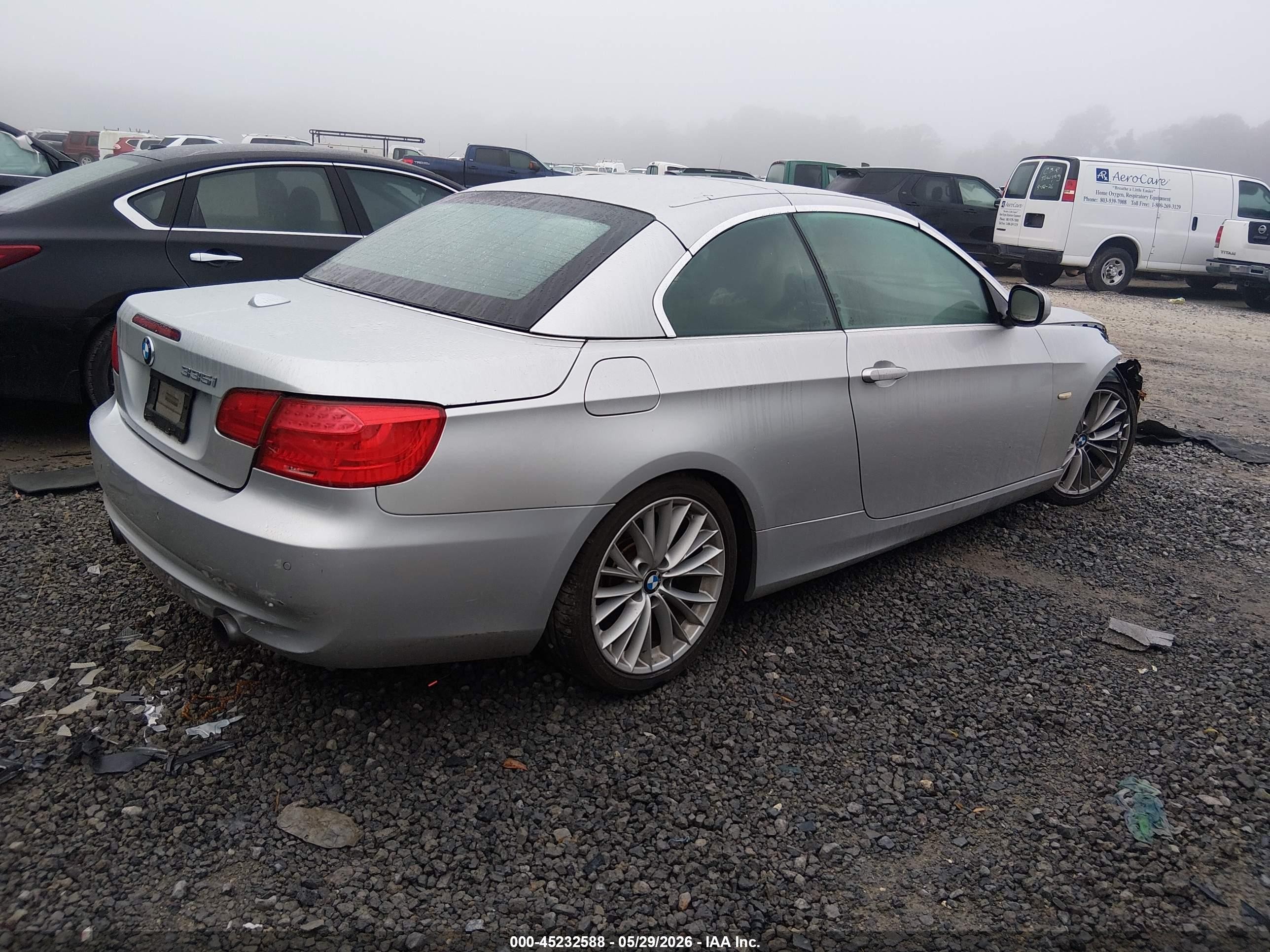 2011 Bmw 335i   Silver vin: WBADX7C50BE579281
