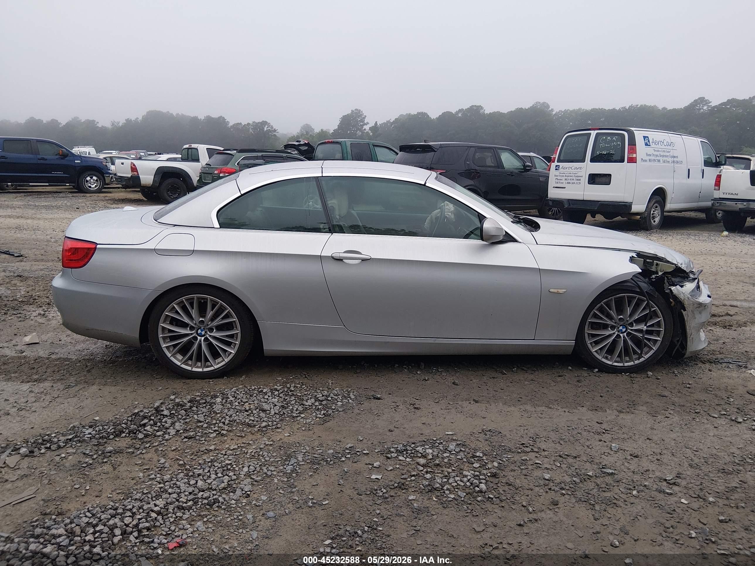 2011 Bmw 335i   Silver vin: WBADX7C50BE579281