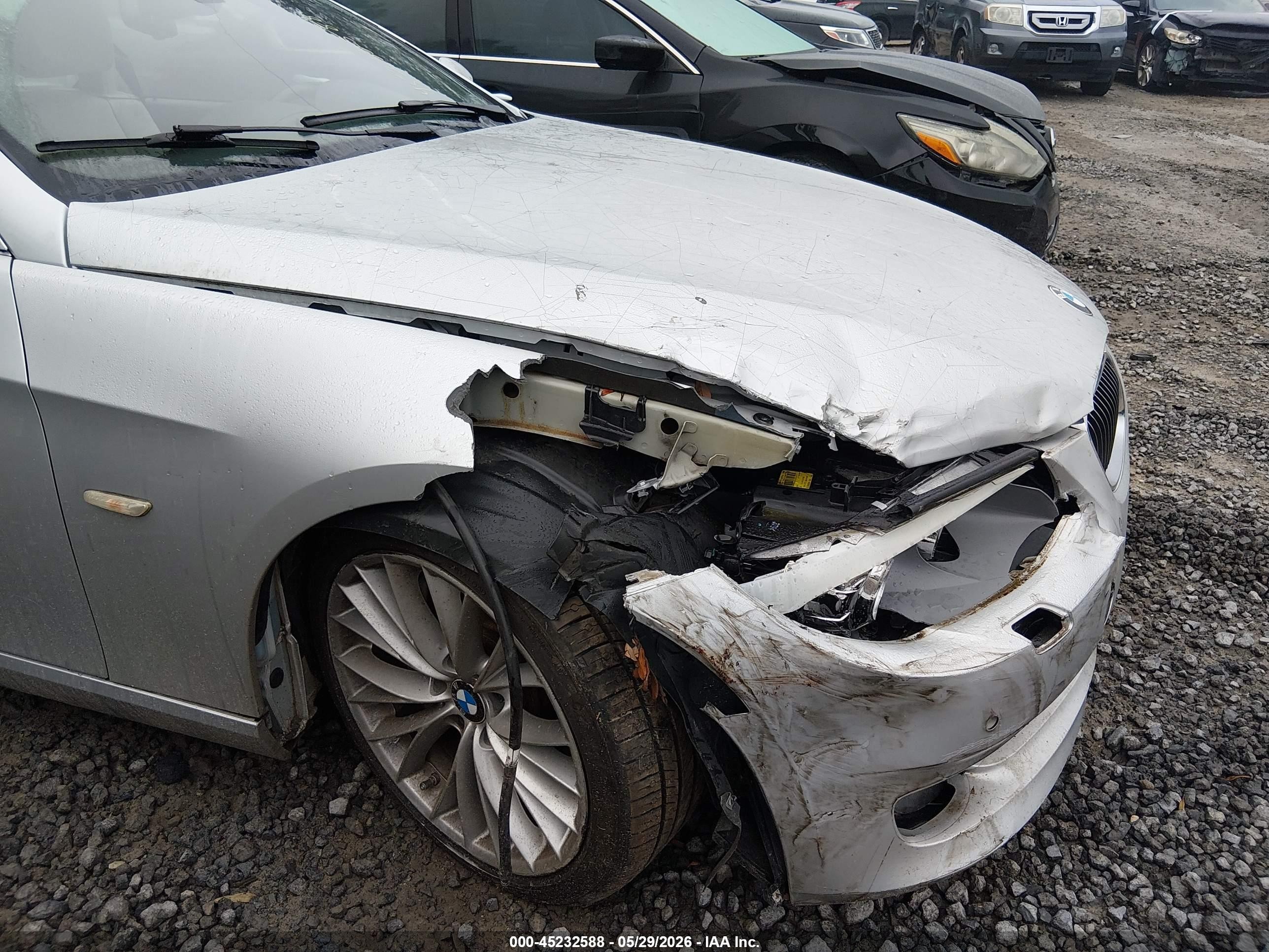 2011 Bmw 335i   Silver vin: WBADX7C50BE579281