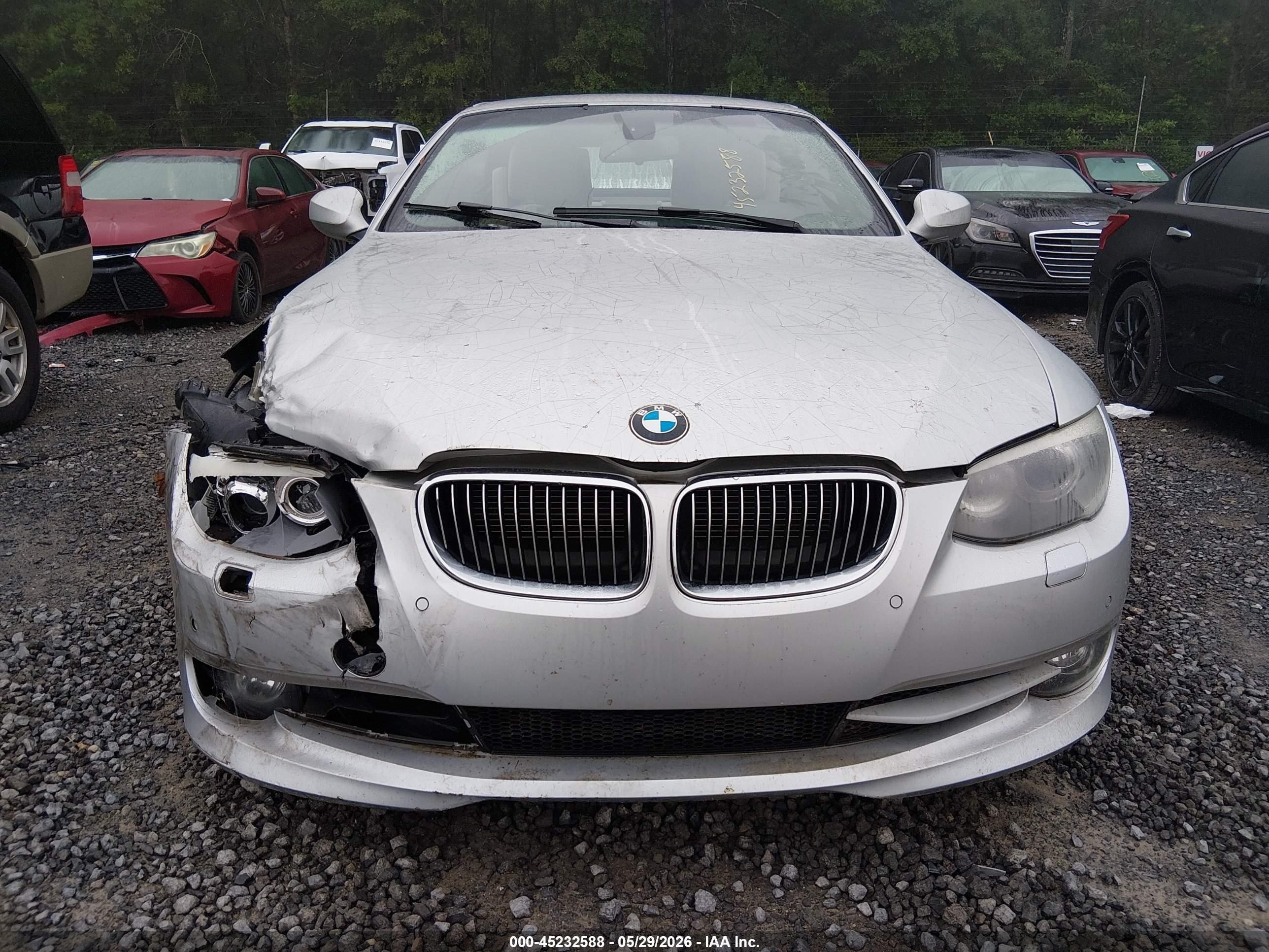 2011 Bmw 335i   Silver vin: WBADX7C50BE579281