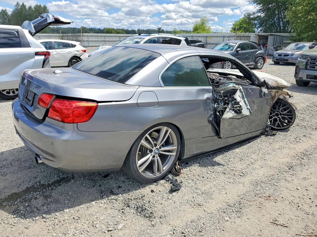 2011 Bmw 335 I Gray vin: WBADX7C50BE581127