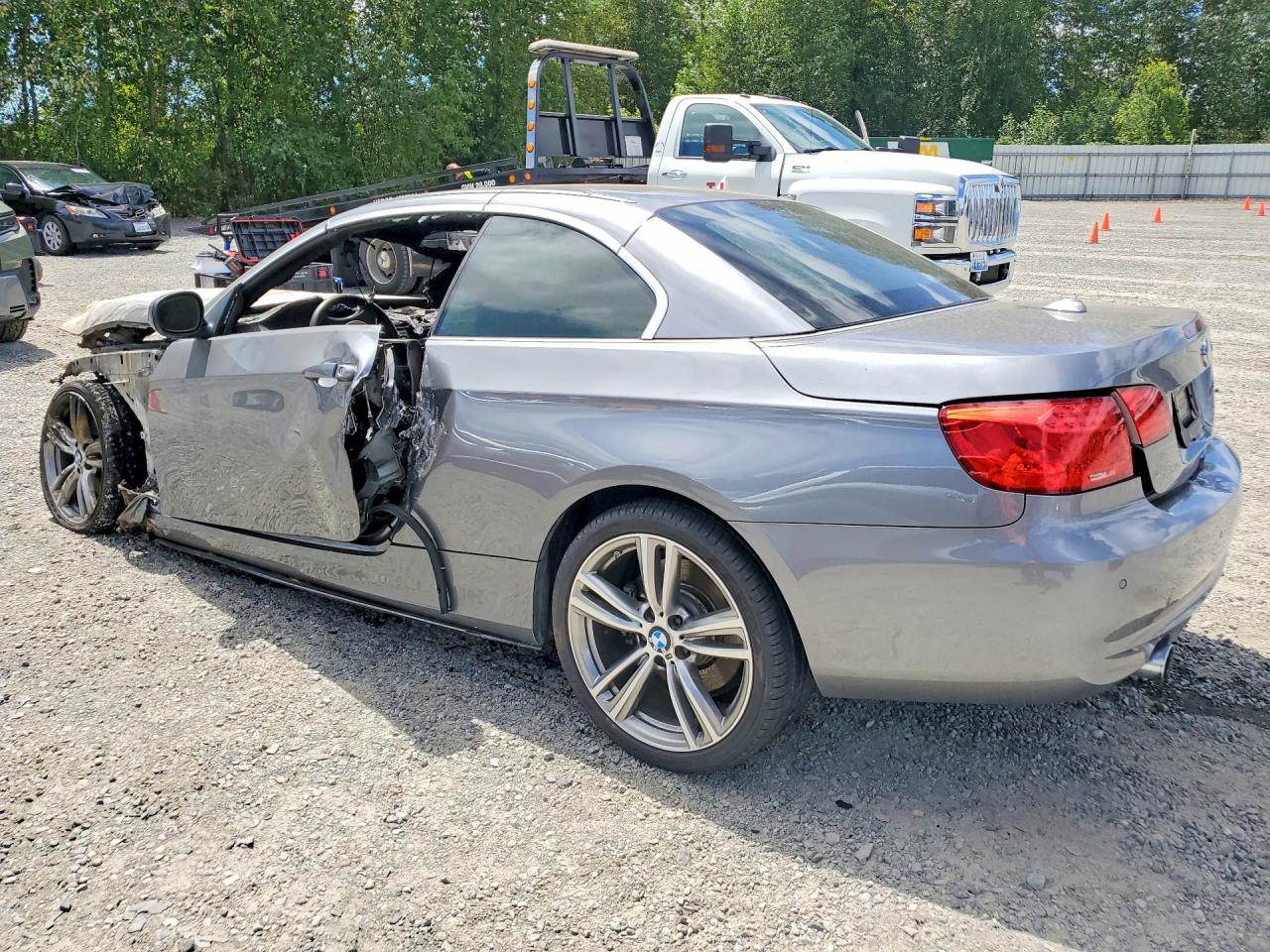 2011 Bmw 335 I Gray vin: WBADX7C50BE581127