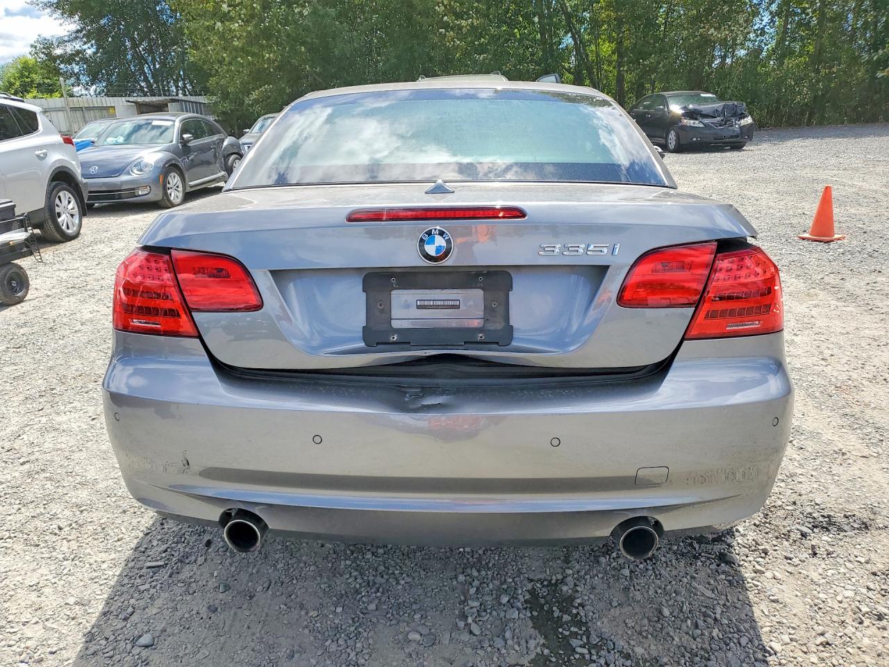 2011 Bmw 335 I Gray vin: WBADX7C50BE581127
