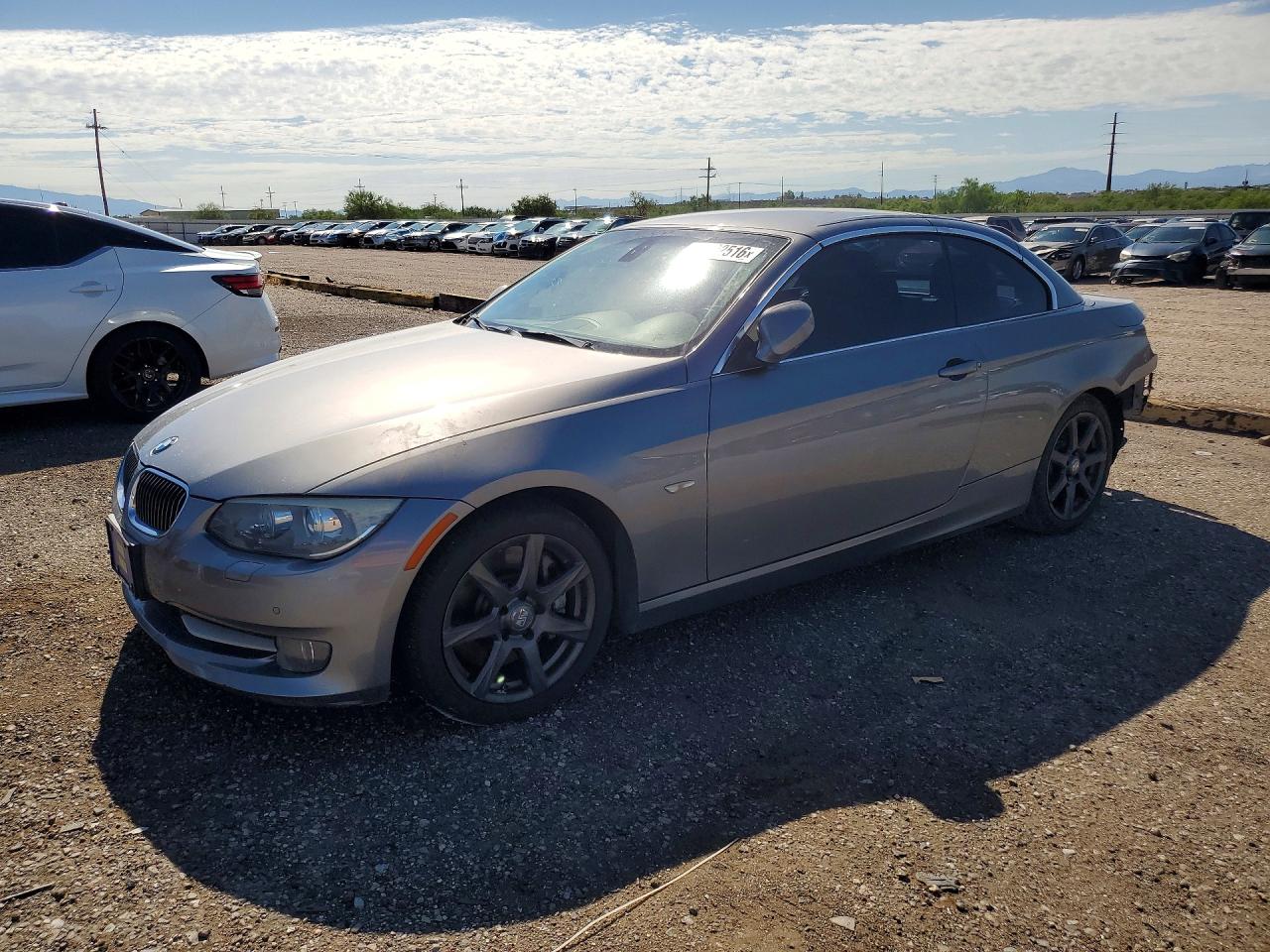 2011 Bmw 335 I Gray vin: WBADX7C50BE743144