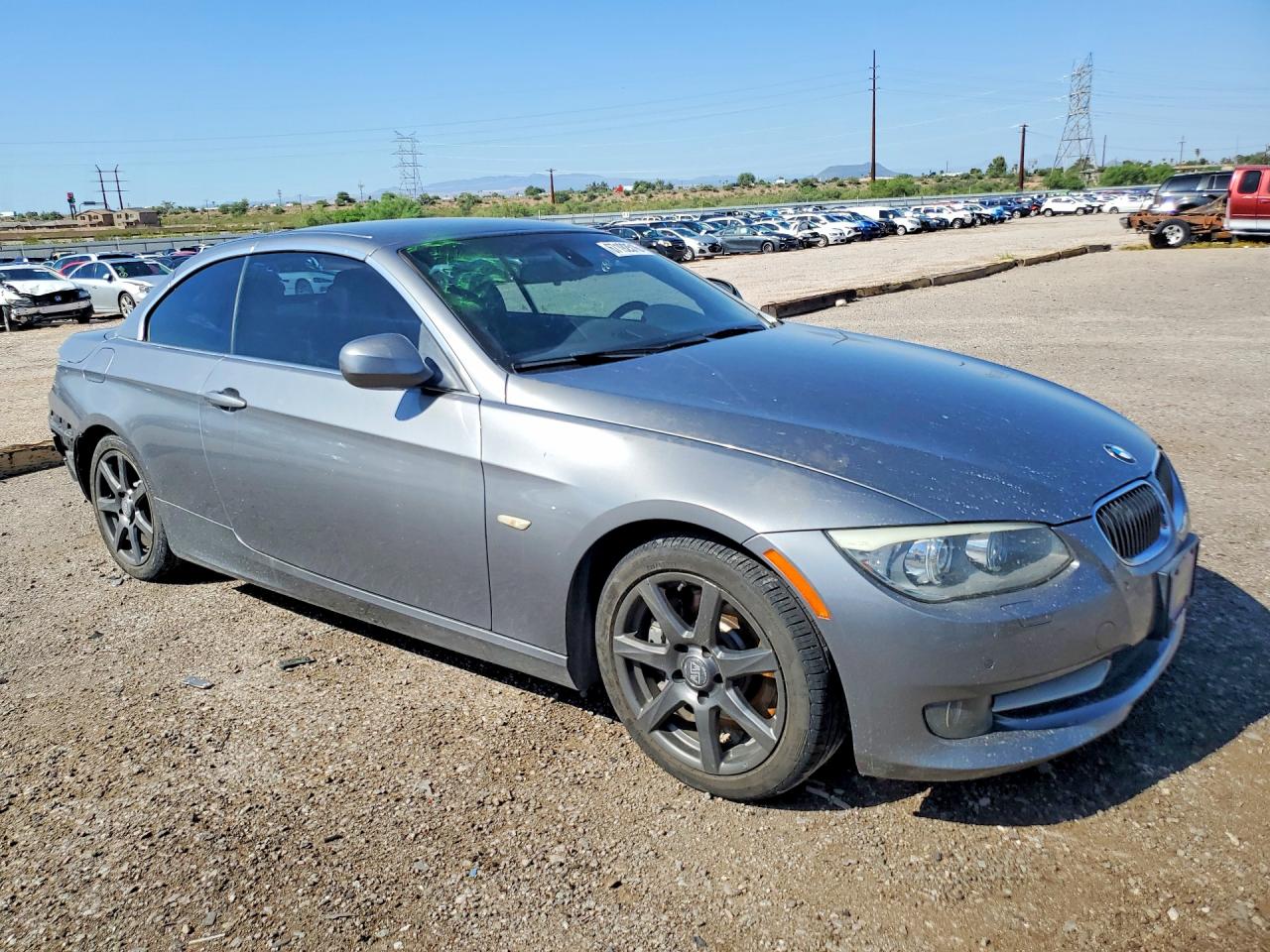 2011 Bmw 335 I Gray vin: WBADX7C50BE743144