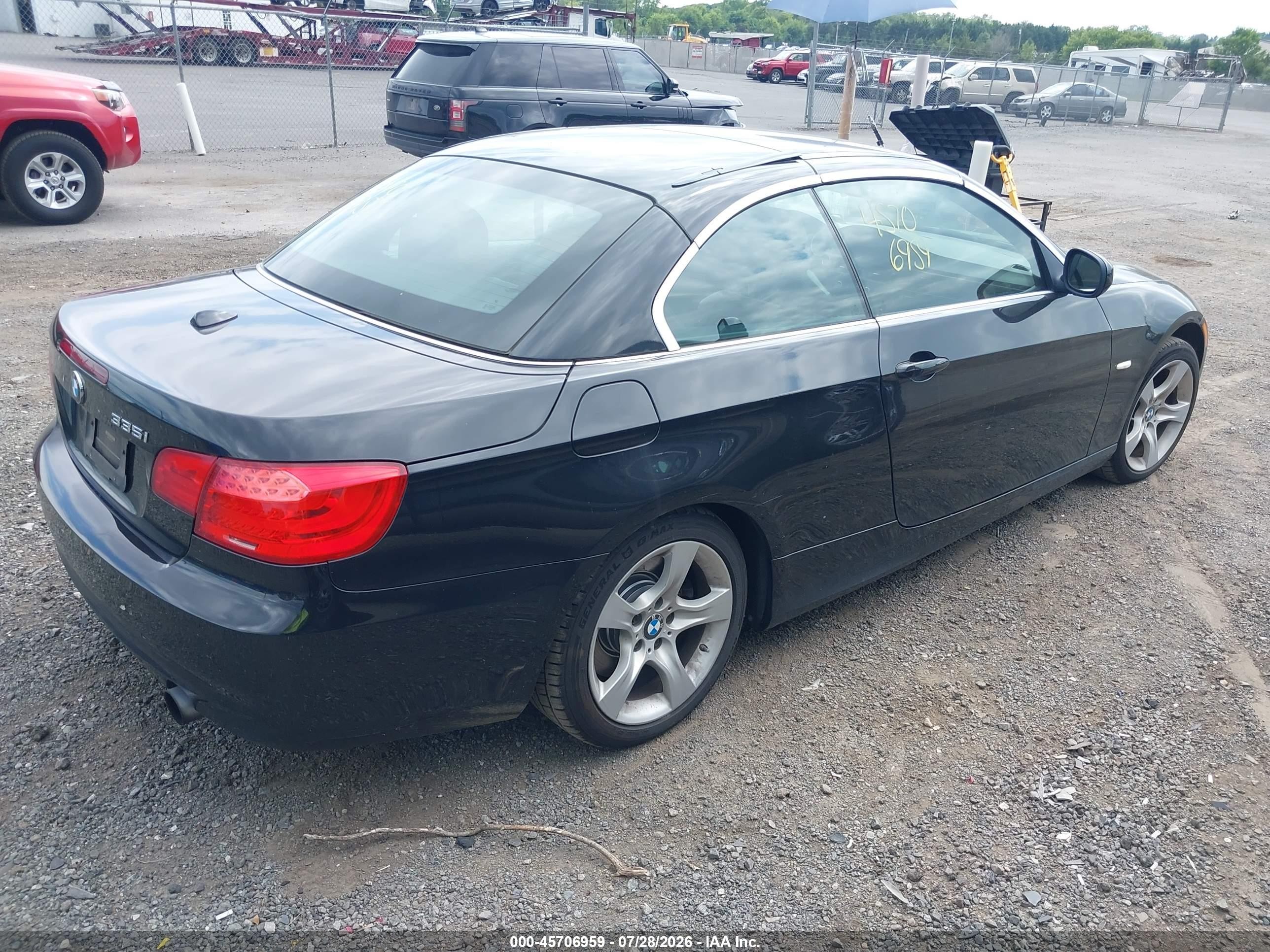 2011 Bmw 335i   Black vin: WBADX7C50BE743418