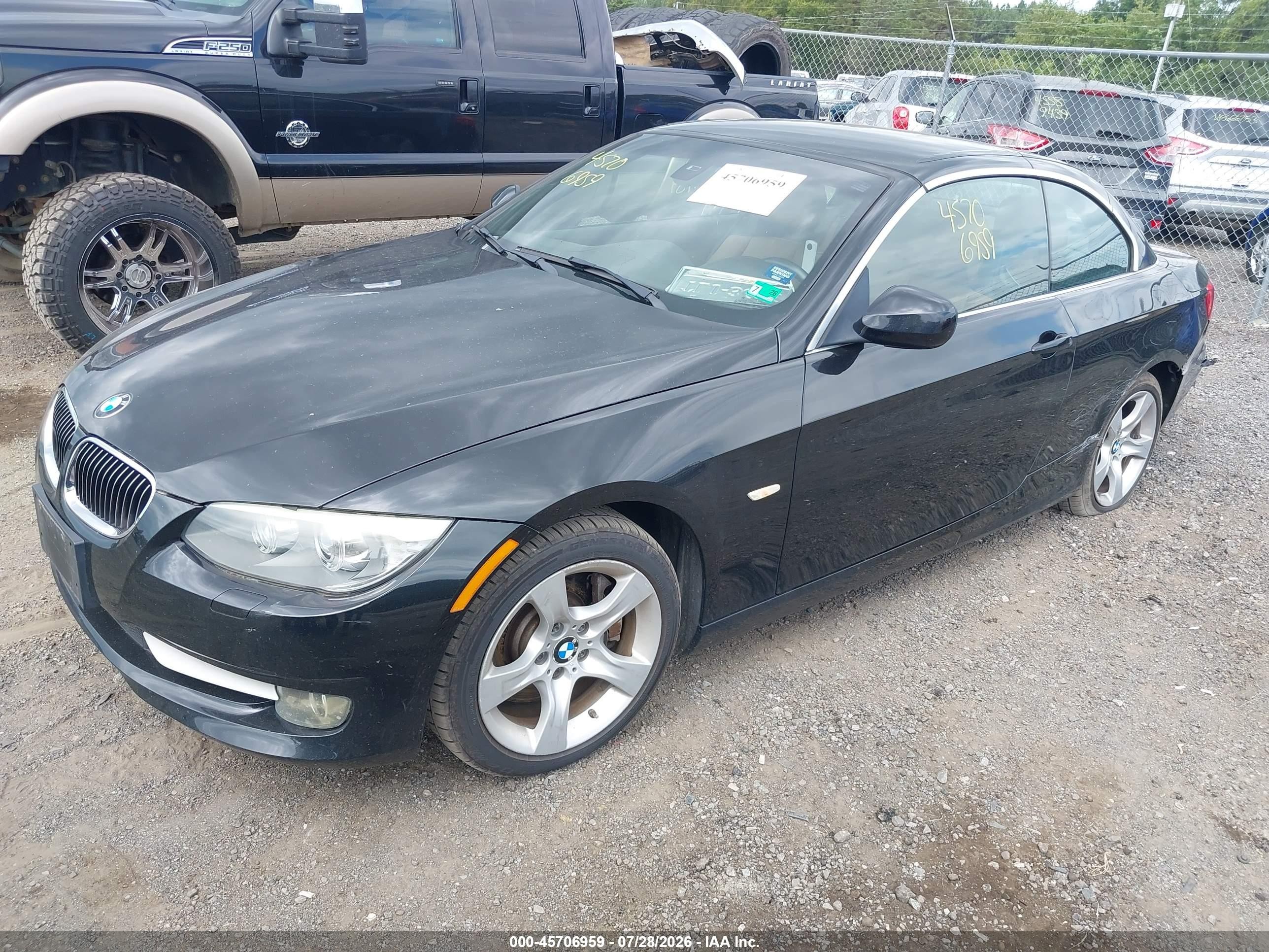 2011 Bmw 335i   Black vin: WBADX7C50BE743418