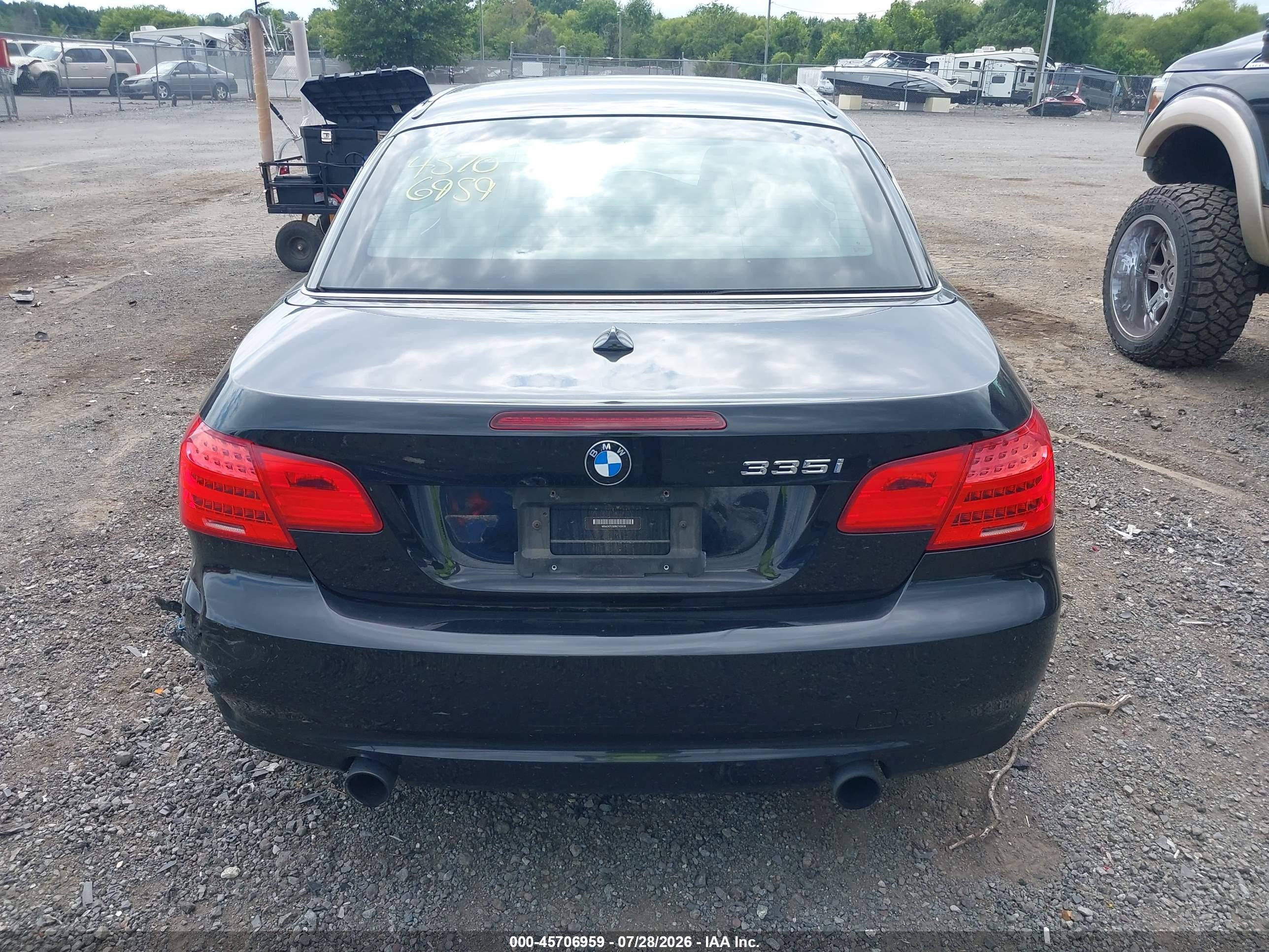 2011 Bmw 335i   Black vin: WBADX7C50BE743418