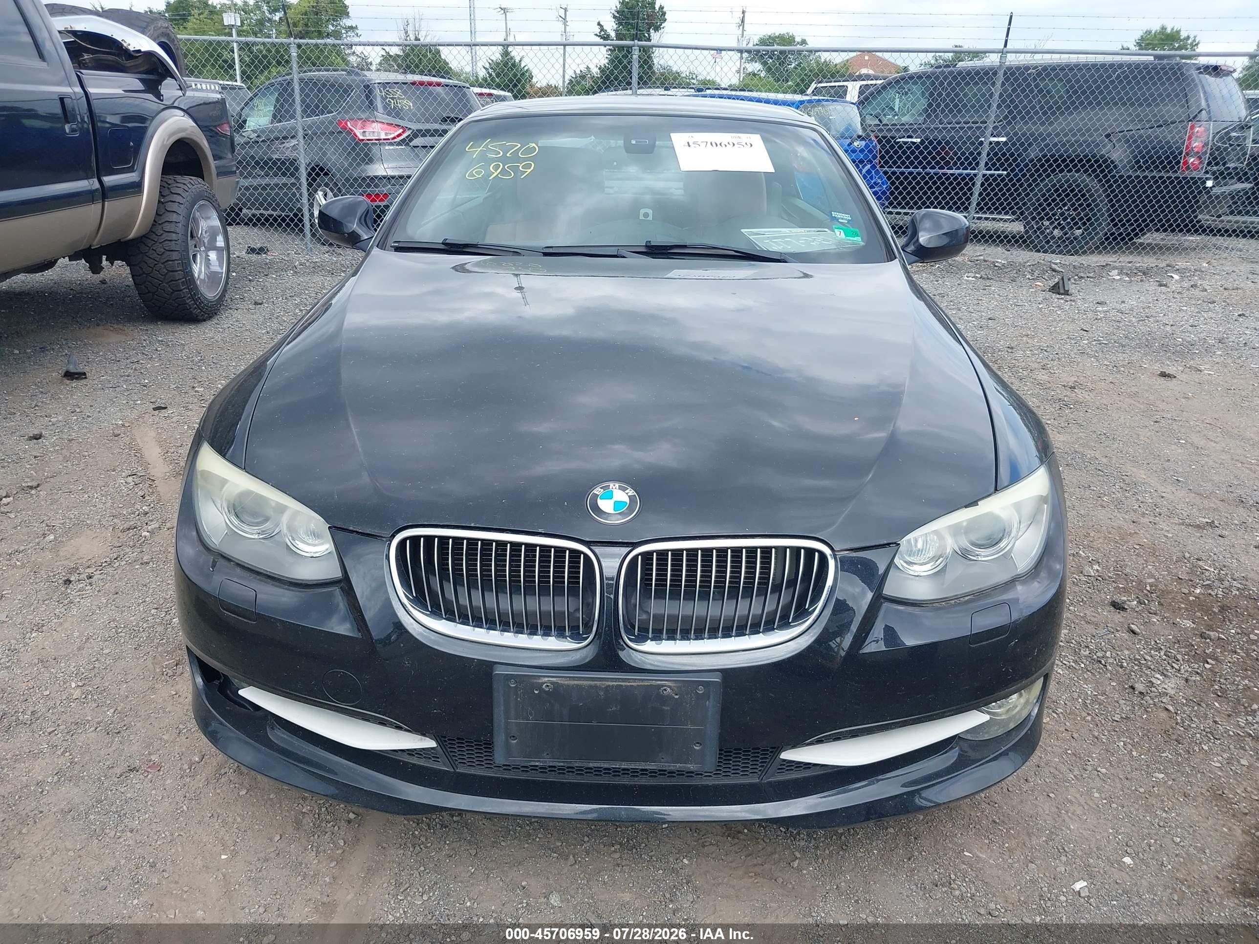 2011 Bmw 335i   Black vin: WBADX7C50BE743418