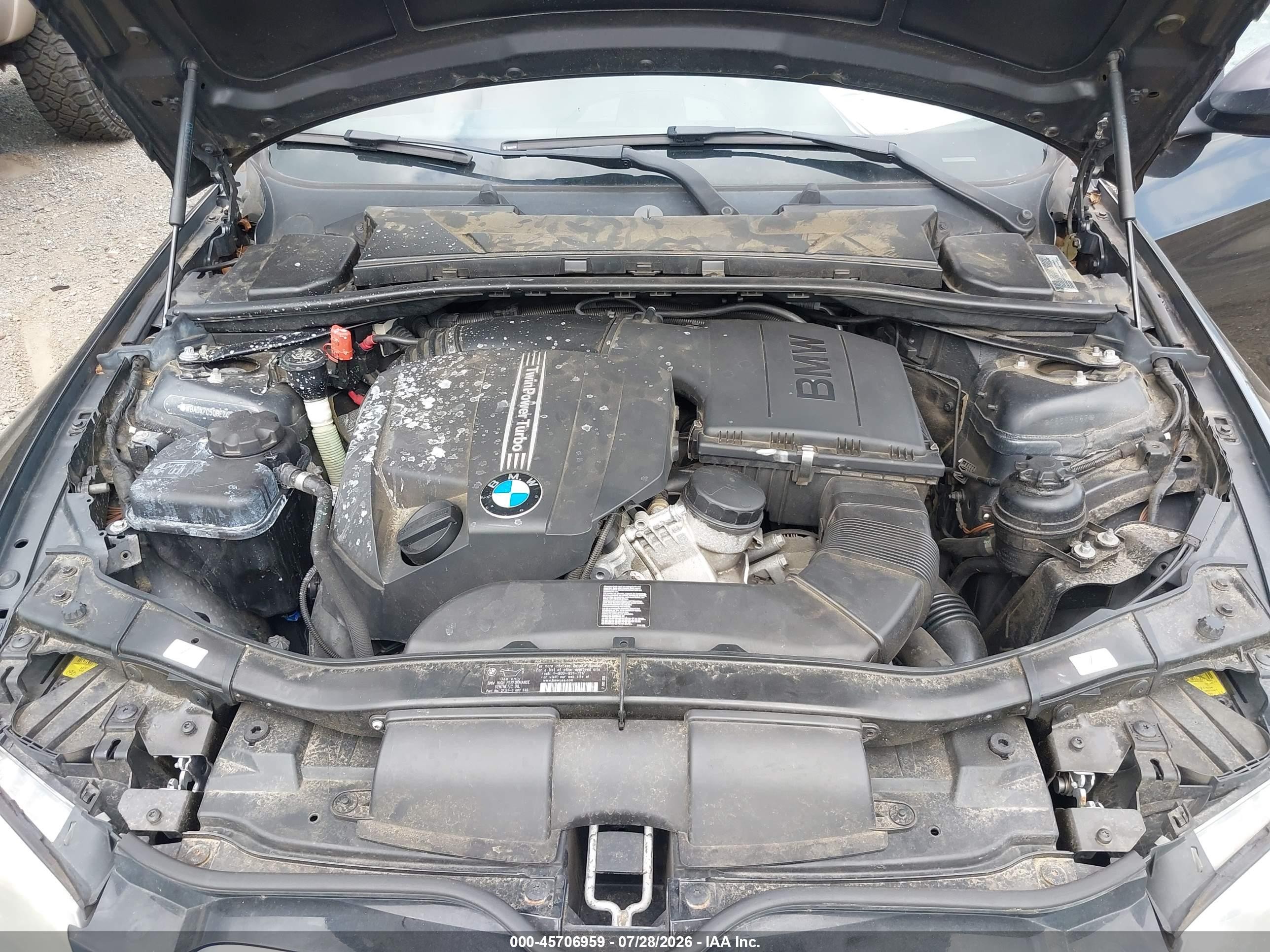 2011 Bmw 335i   Black vin: WBADX7C50BE743418