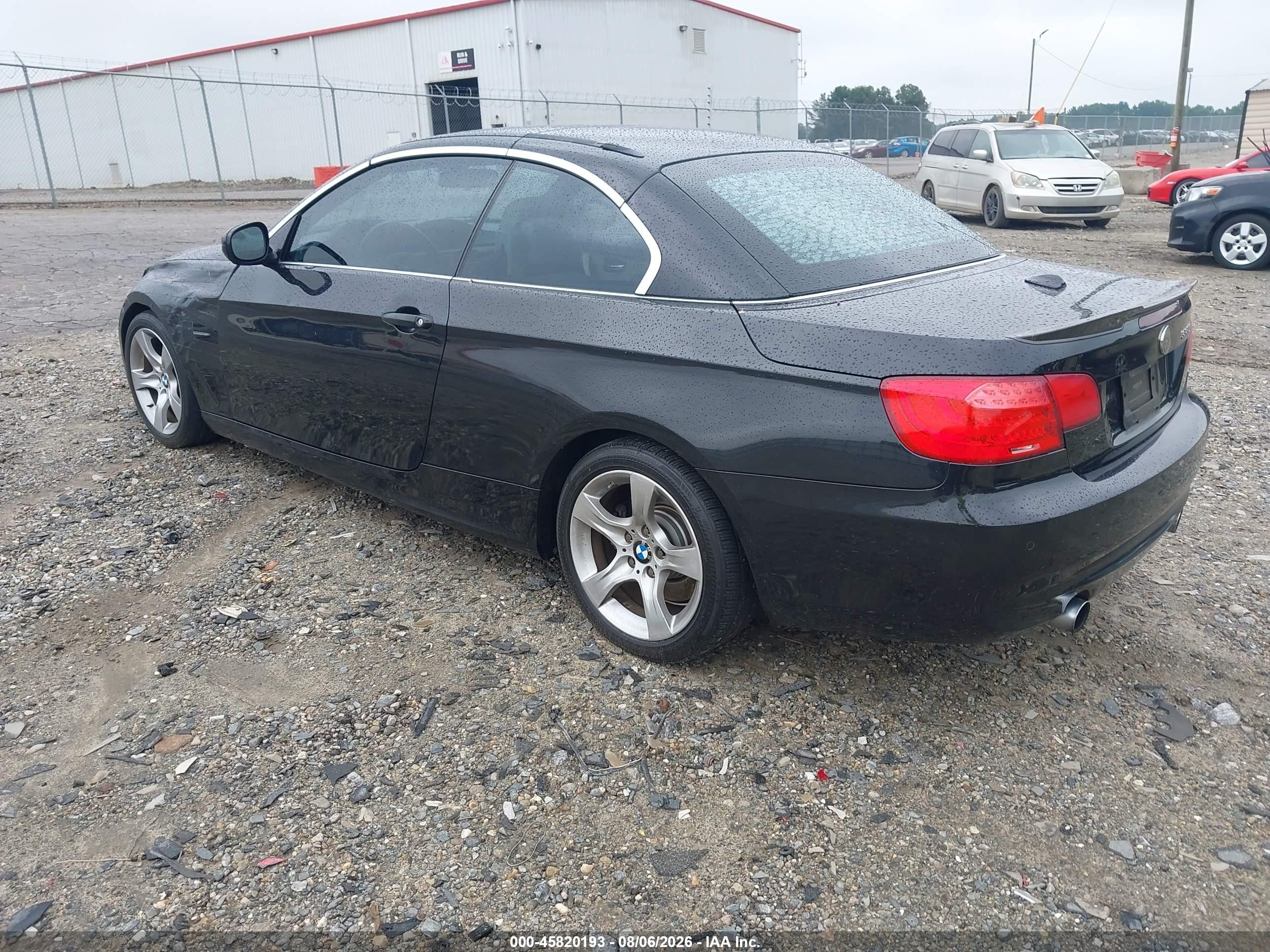 2013 Bmw 335i   Black vin: WBADX7C50DE746516