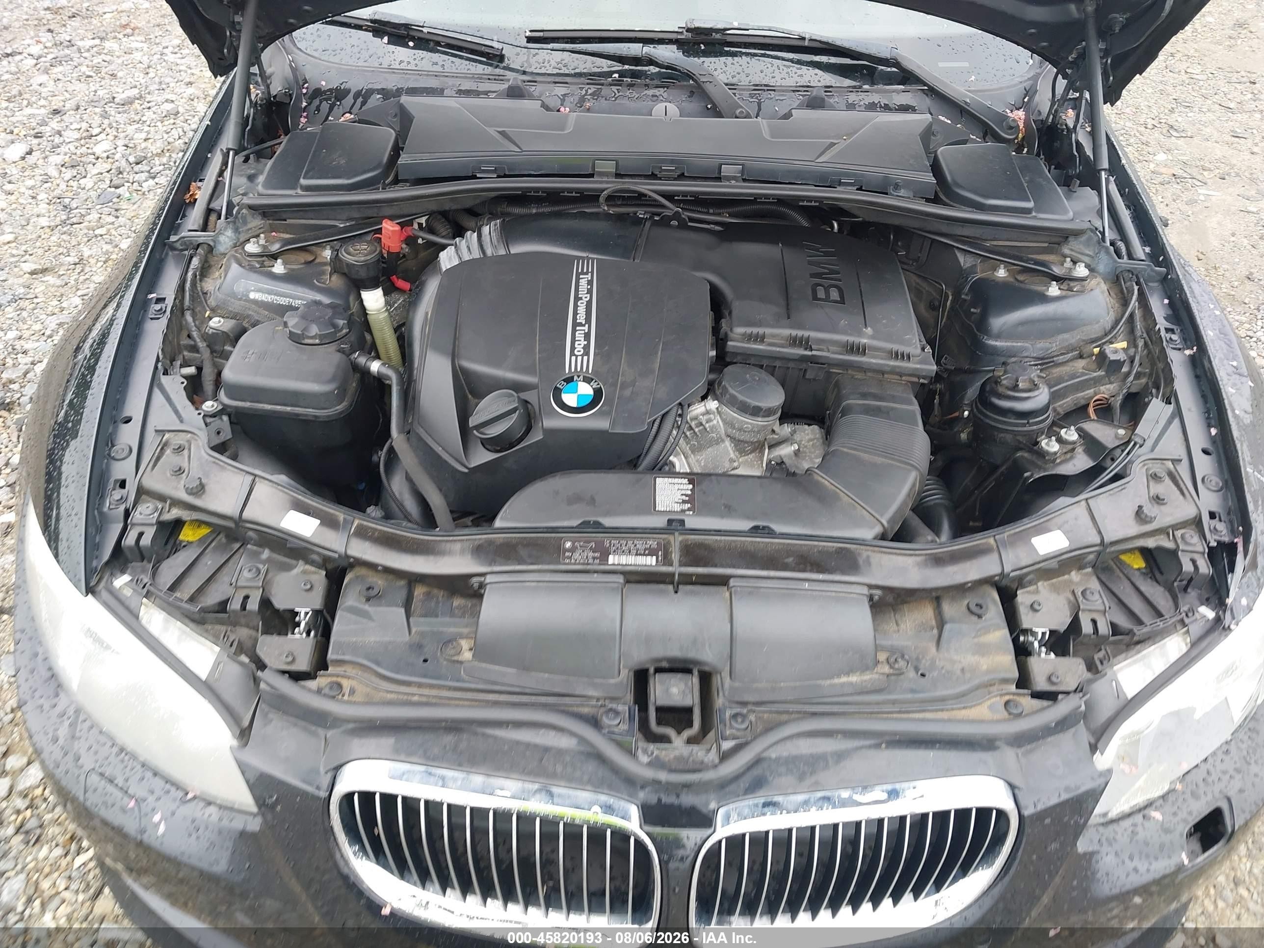 2013 Bmw 335i   Black vin: WBADX7C50DE746516