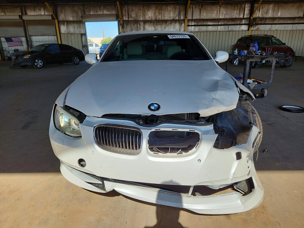 2012 Bmw 335 I Белый vin: WBADX7C51CE745017
