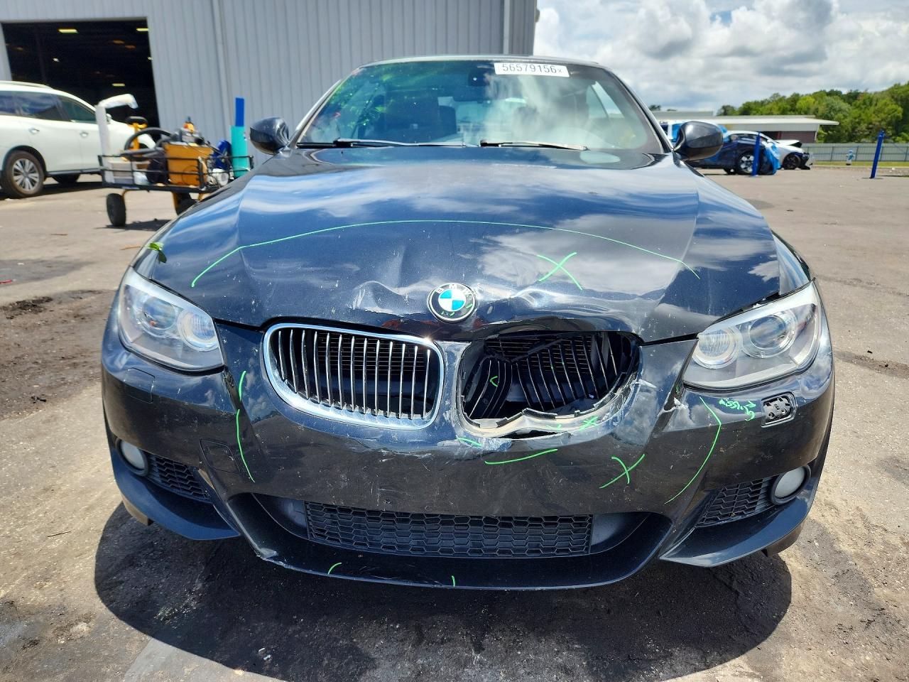 2012 Bmw 335 I Black vin: WBADX7C51CE745146