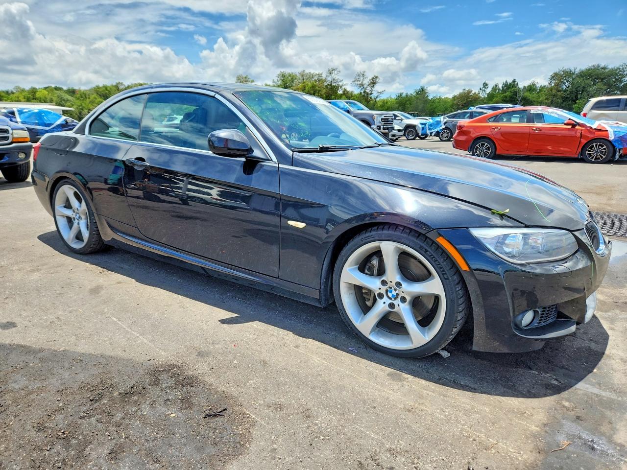 2012 Bmw 335 I Black vin: WBADX7C51CE745146