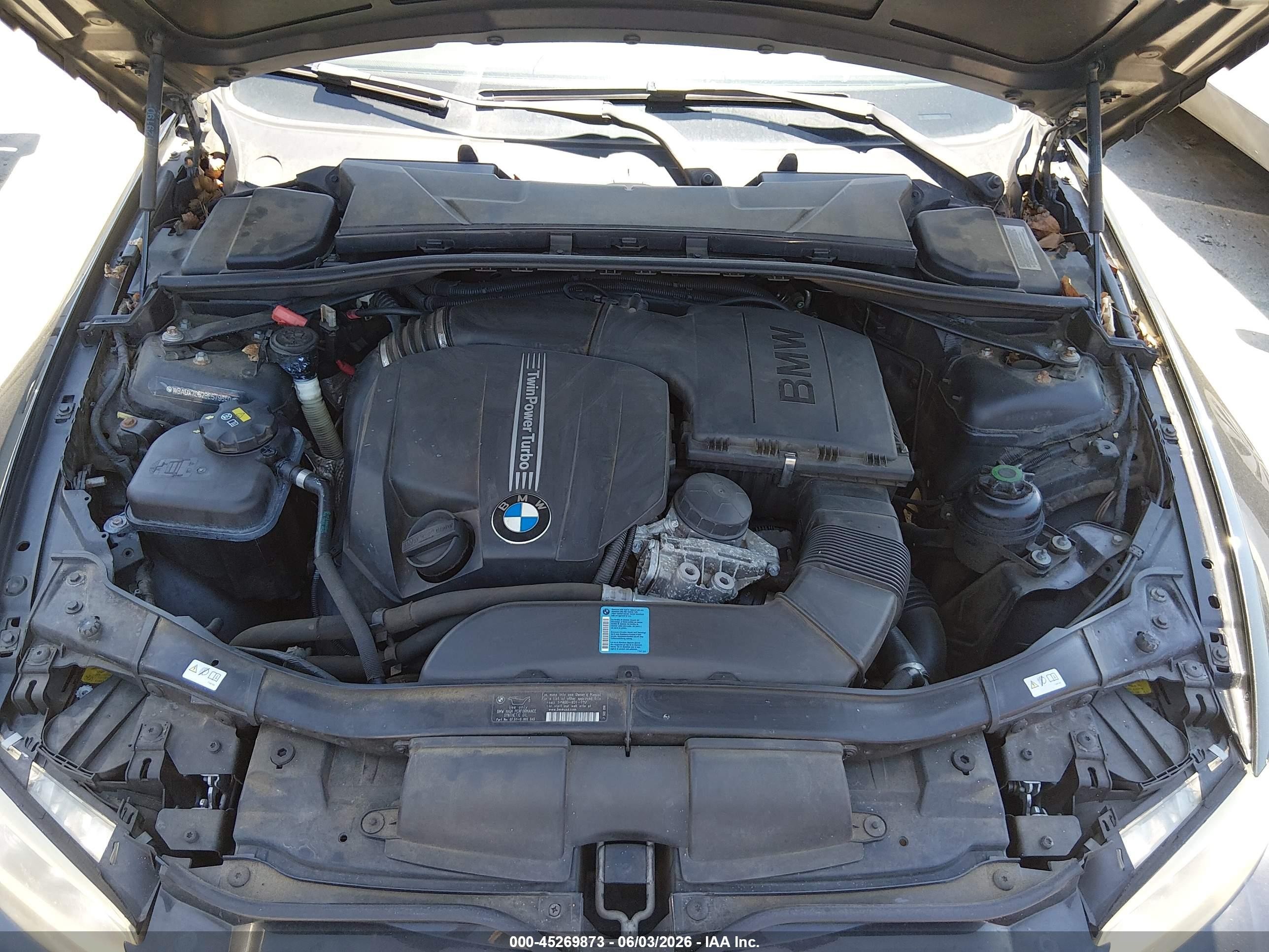 2011 Bmw 335i   Black vin: WBADX7C52BE579640