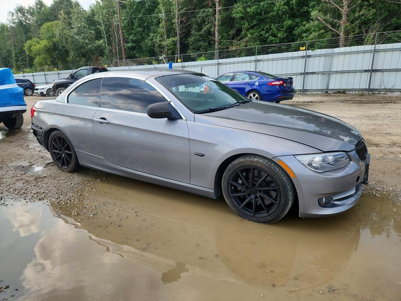 2012 Bmw 335 I Gray vin: WBADX7C52CE745768