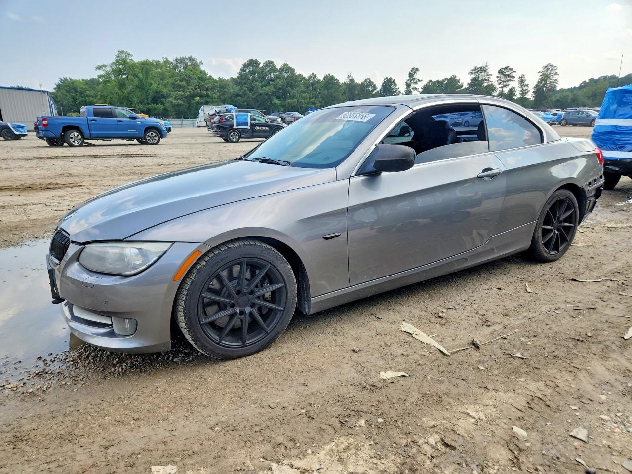 2012 Bmw 335 I Gray vin: WBADX7C52CE745768