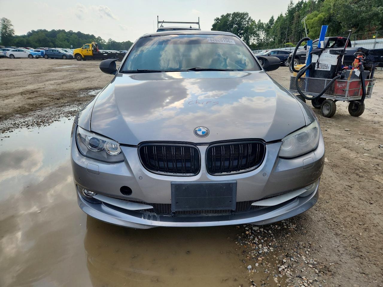 2012 Bmw 335 I Gray vin: WBADX7C52CE745768