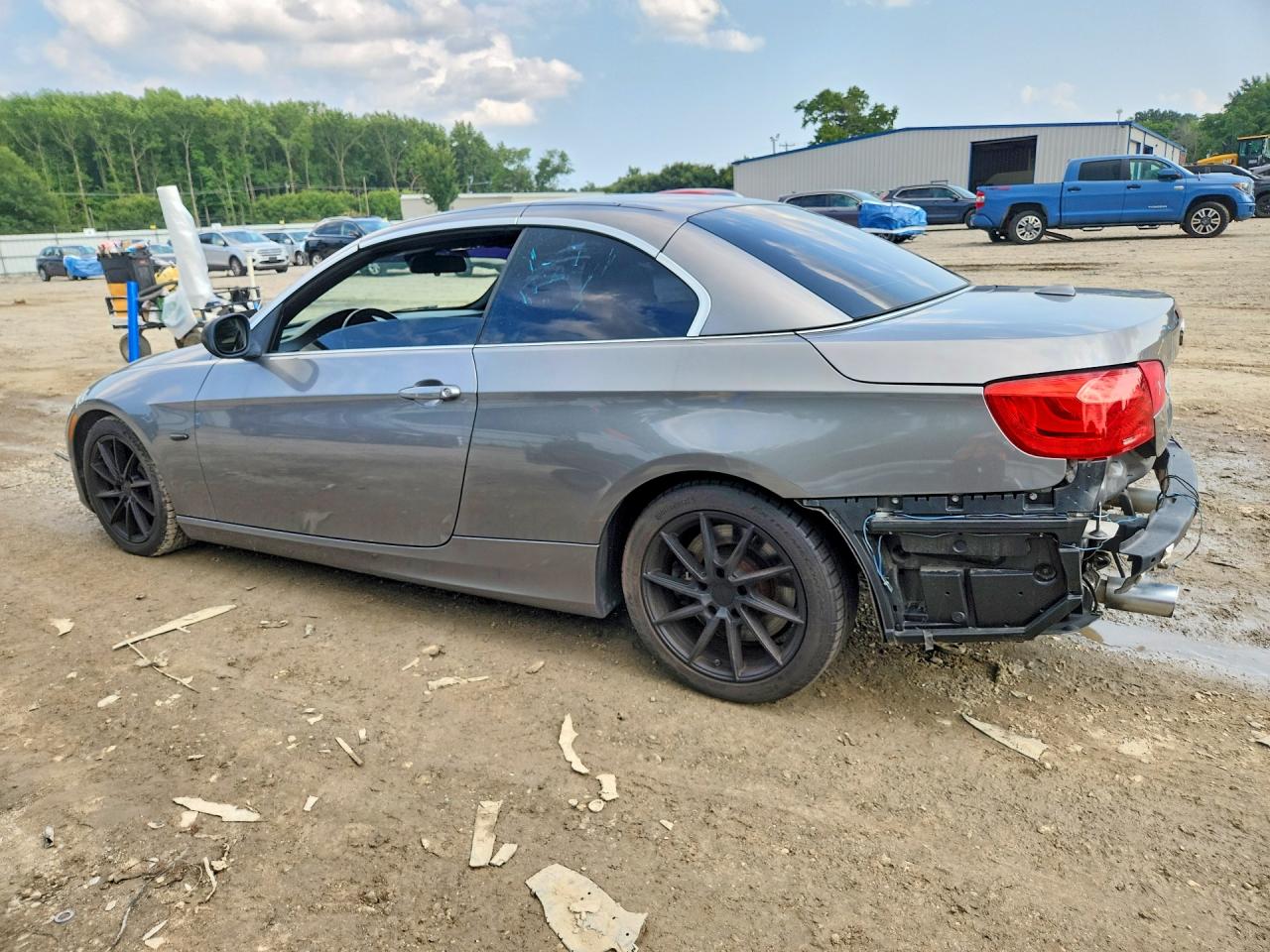 2012 Bmw 335 I Gray vin: WBADX7C52CE745768