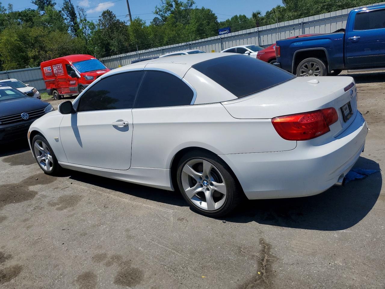 2011 Bmw 335 I White vin: WBADX7C54BE743101