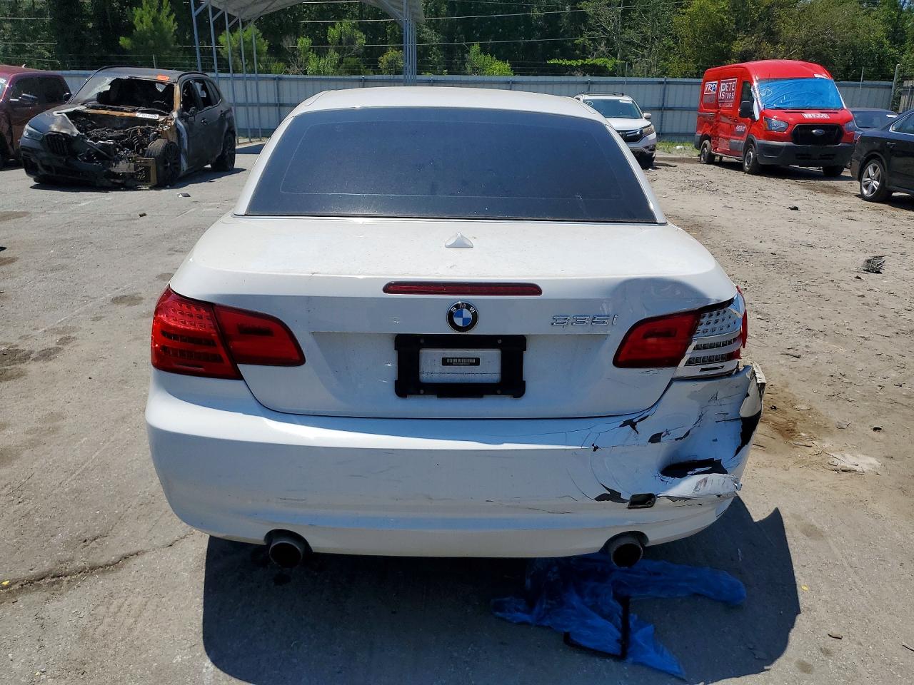 2011 Bmw 335 I White vin: WBADX7C54BE743101
