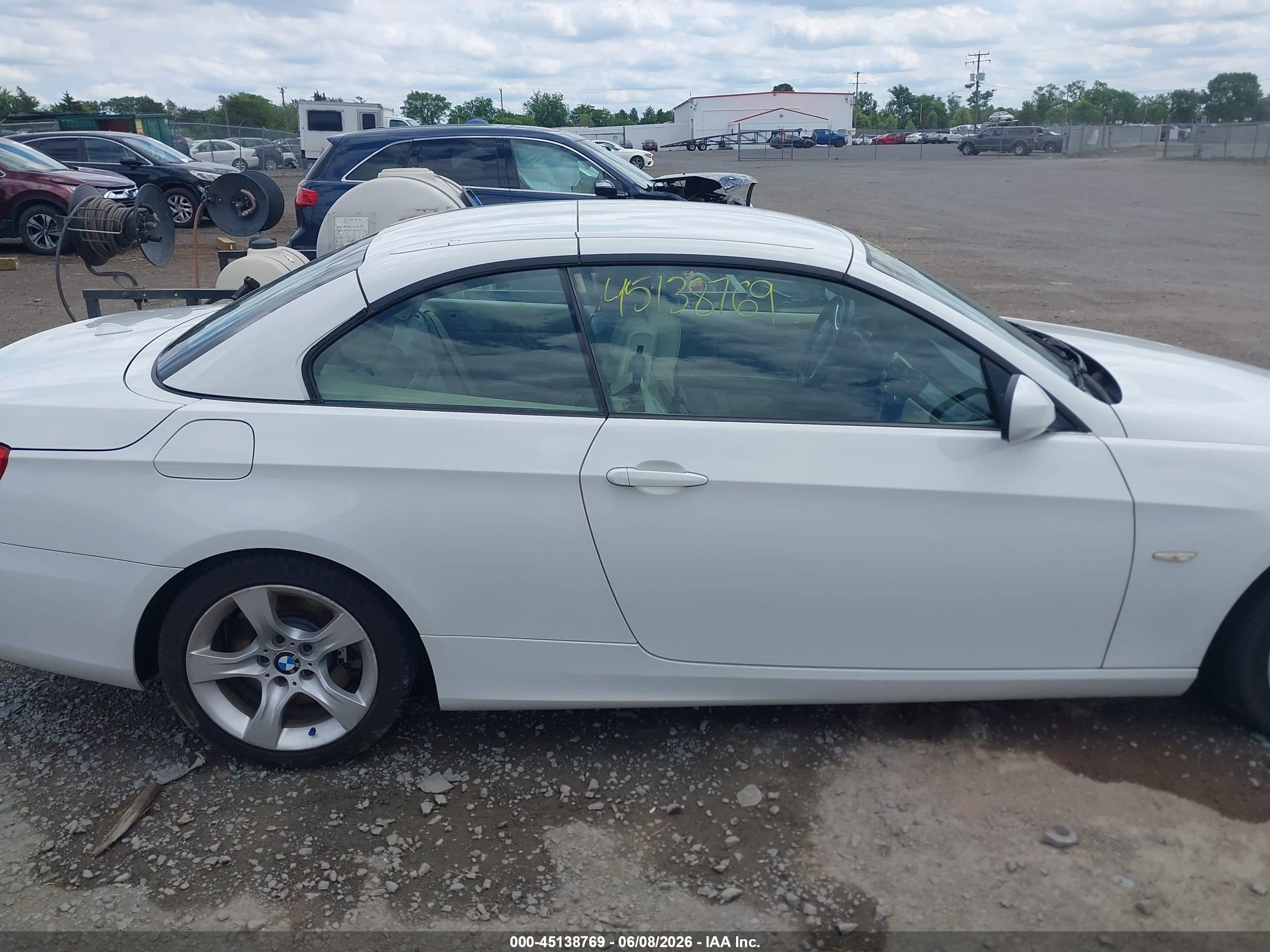 2013 Bmw 335i   White vin: WBADX7C54DPA97830