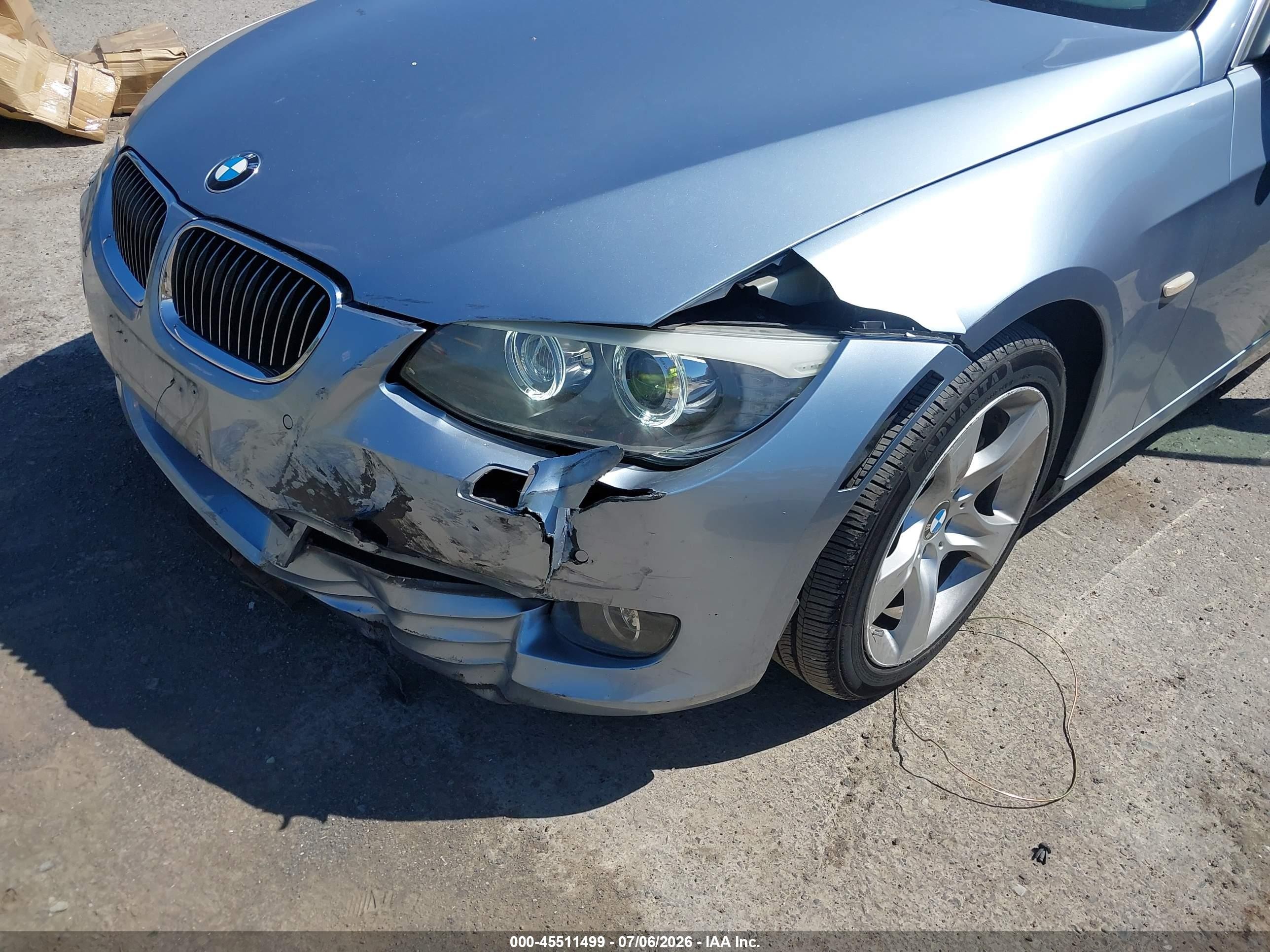 2011 Bmw 335i   Light Blue vin: WBADX7C56BE581729